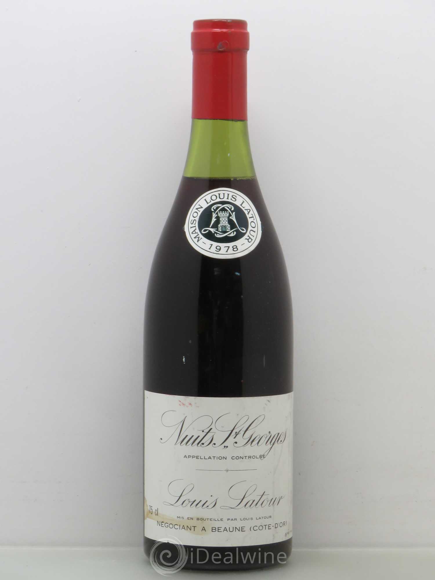 Nuits-Saint-Georges Maison Latour (sans prix de réserve) 1978 - Posten von 1 Flasche - 0