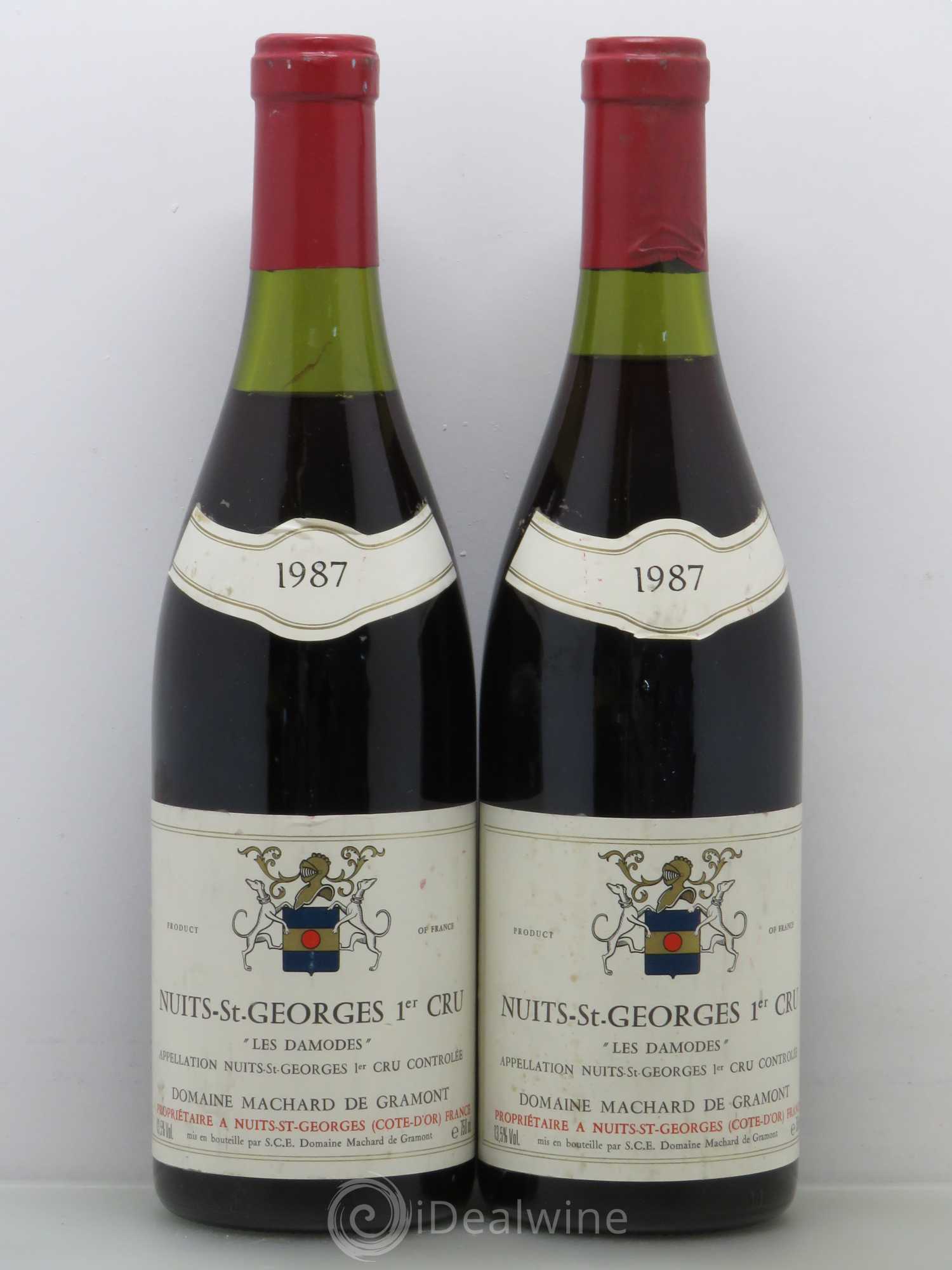 Nuits-Saint-Georges 1er Cru Les Damodes Domaine Machard De Gramont (sans prix de réserve) 1987 - Posten von 2 Flaschen - 0