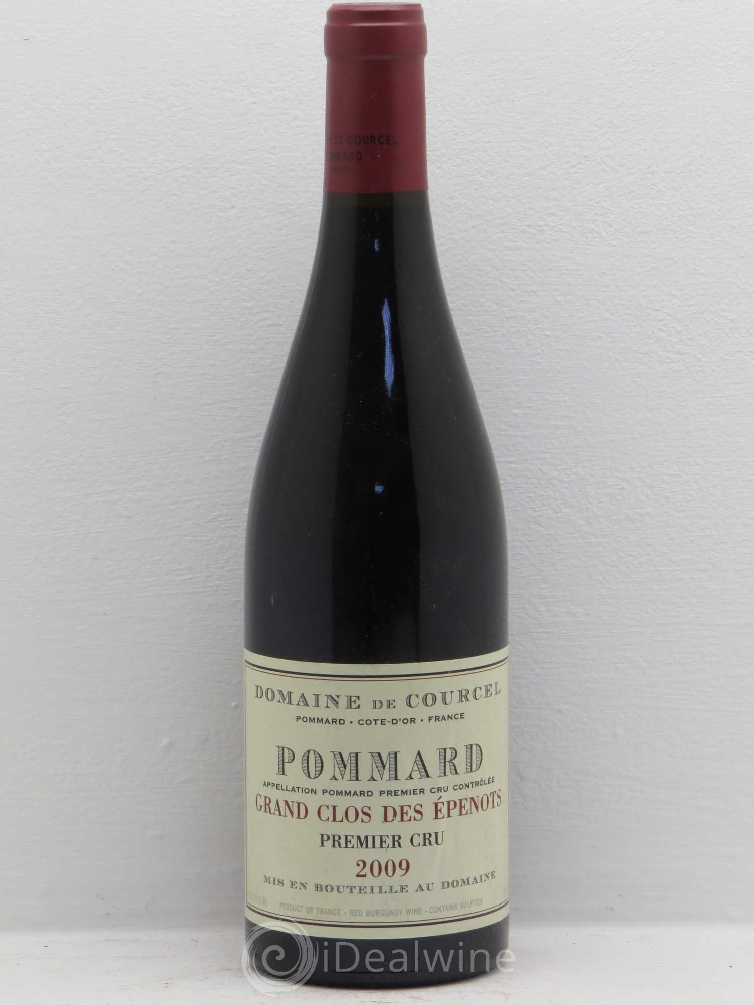 Pommard 1er Cru clos des epenots domaine de courcel 2009 - Posten von 6 Flaschen - 0