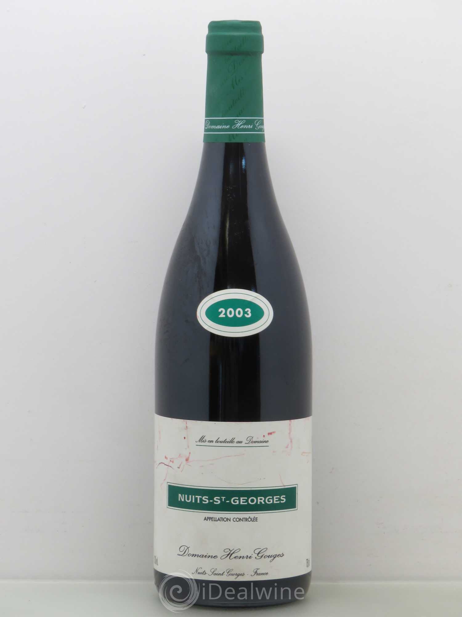 Nuits-Saint-Georges Henri Gouges (no reserve) 2003 - Lot of 1 bottle - 0