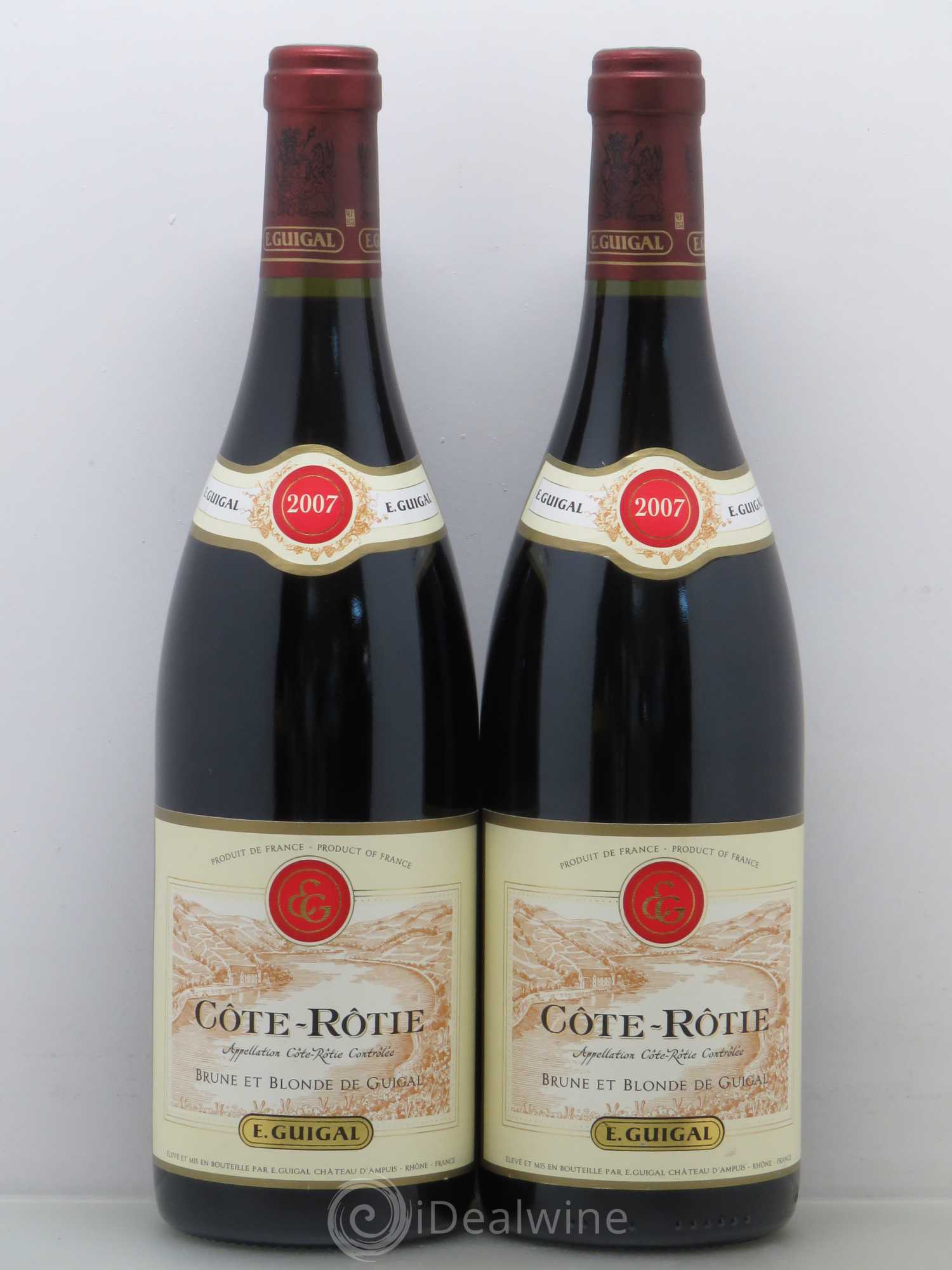 Côte-Rôtie Côtes Brune et Blonde Guigal (sans prix de réserve) 2007 - Lot de 2 bouteilles - 0