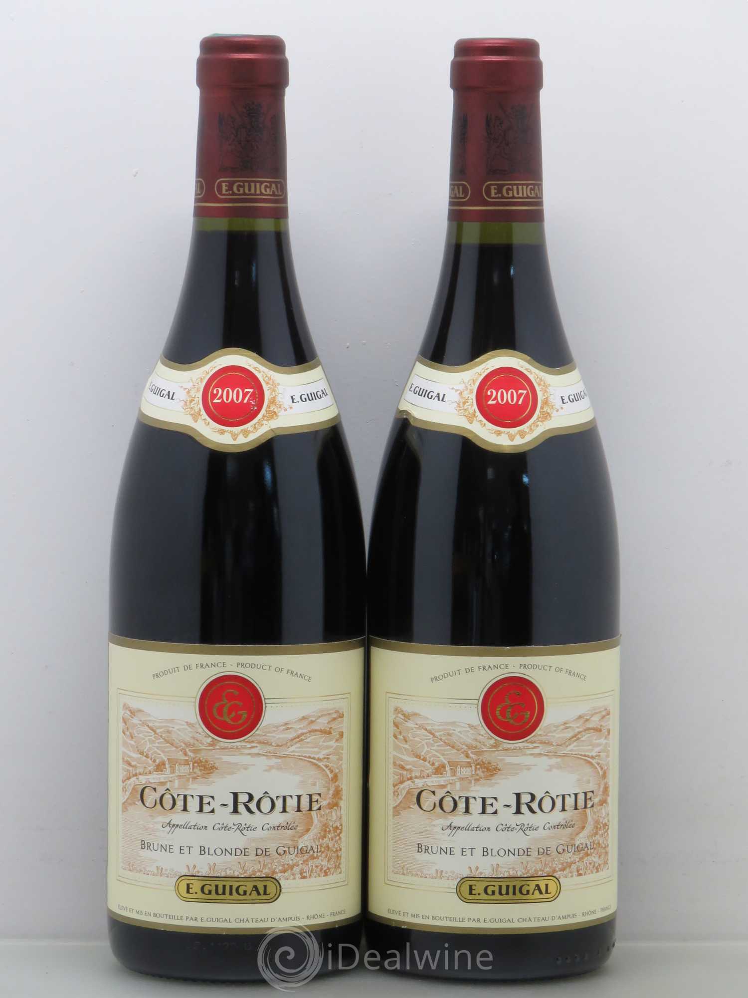 Côte-Rôtie Côtes Brune et Blonde Guigal (sans prix de réserve) 2007 - Lot de 2 bouteilles - 0