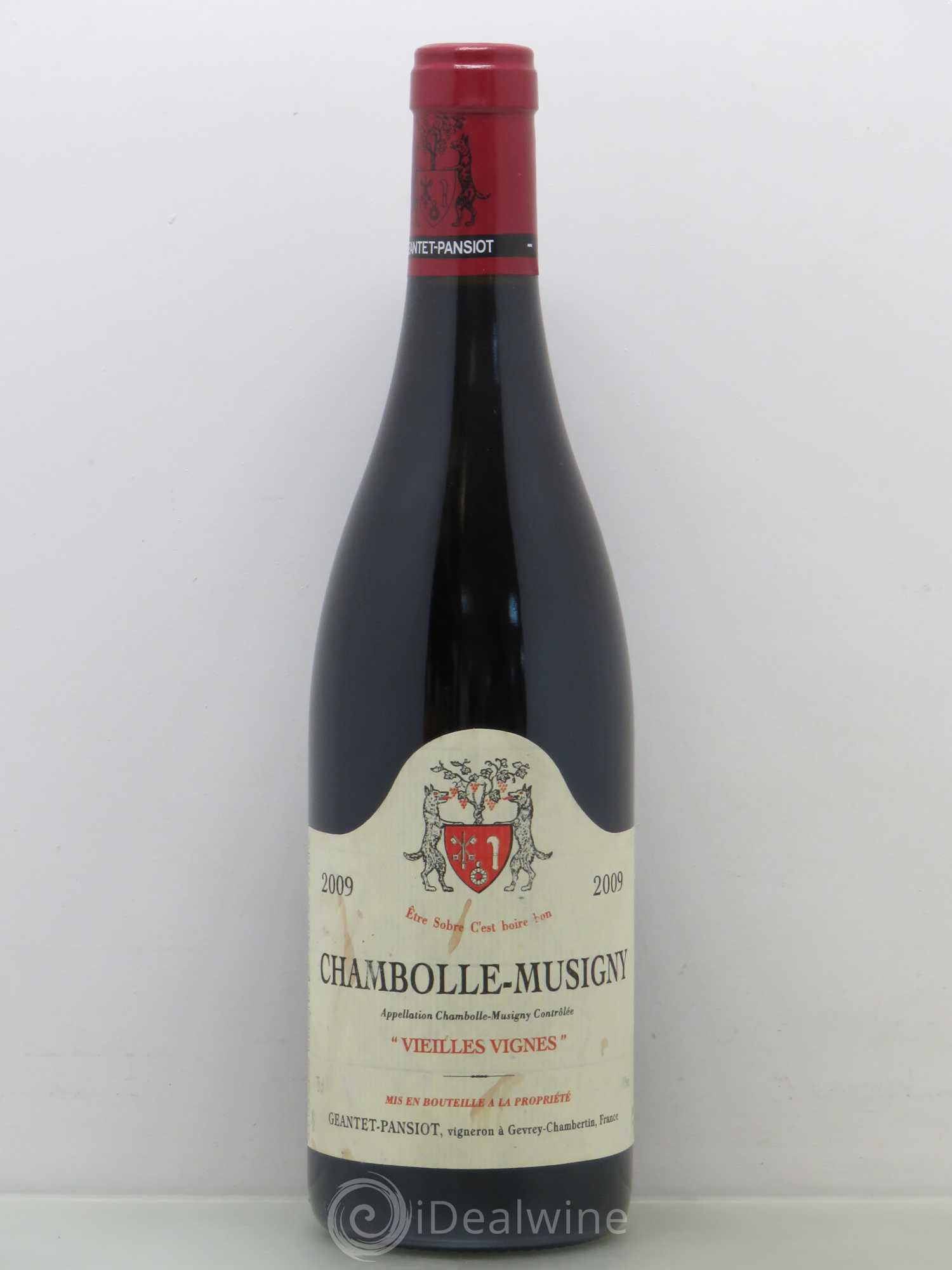 Chambolle-Musigny Vieilles vignes Geantet-Pansiot (sans prix de réserve) 2009 - Lot de 1 bouteille - 0