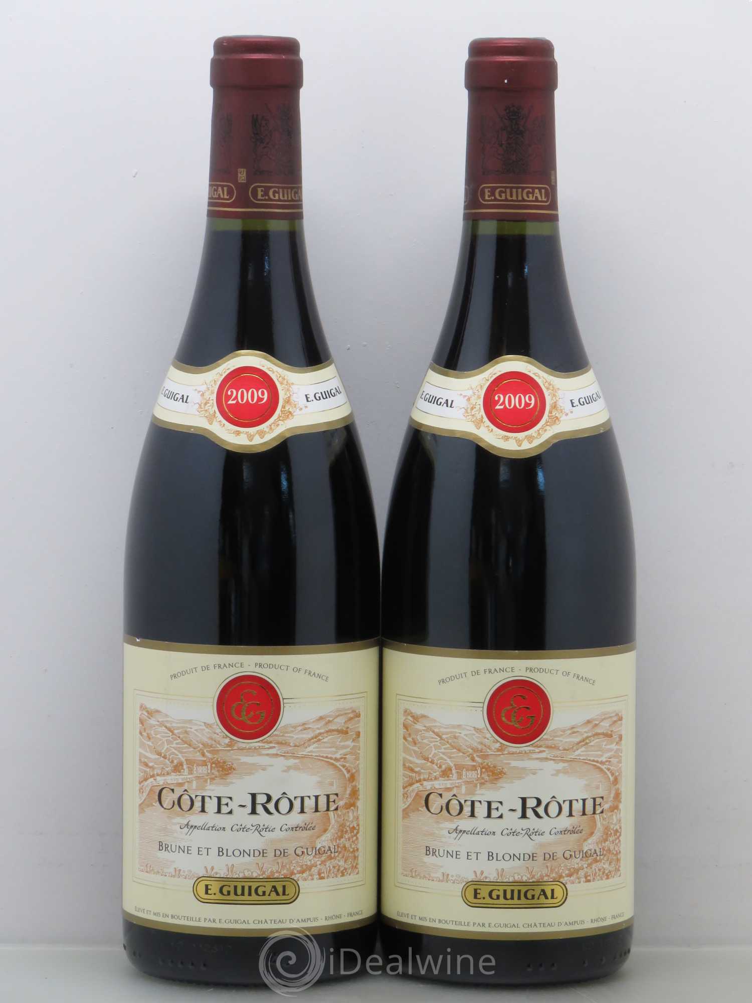 Côte-Rôtie Côtes Brune et Blonde Guigal (sans prix de réserve) 2009 - Lot de 2 bouteilles - 0