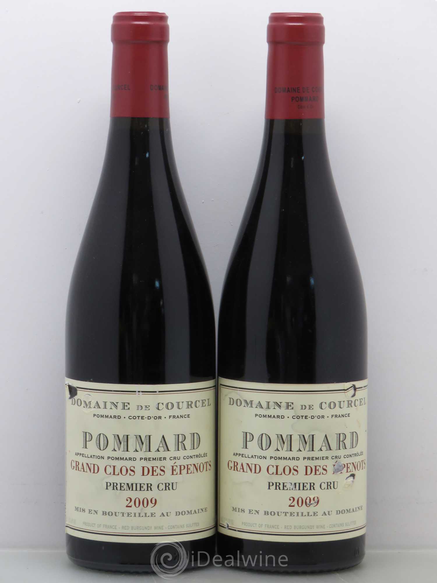 Pommard 1er Cru Grand Clos des Epenots de Courcel (Domaine) (sans prix de réserve) 2009 - Lot de 2 bouteilles - 0