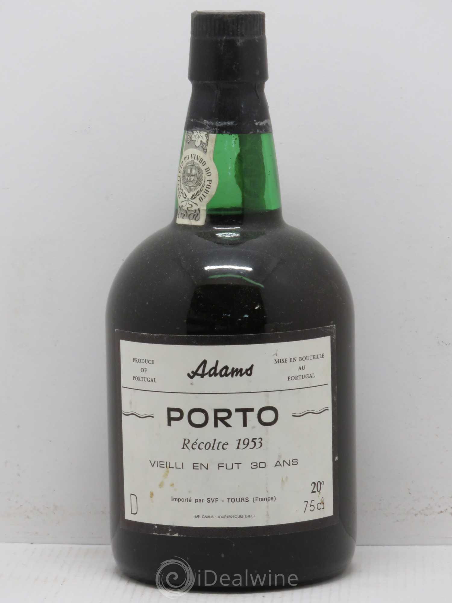Porto Colheitas Adams 1953 - Lot de 1 bouteille - 0