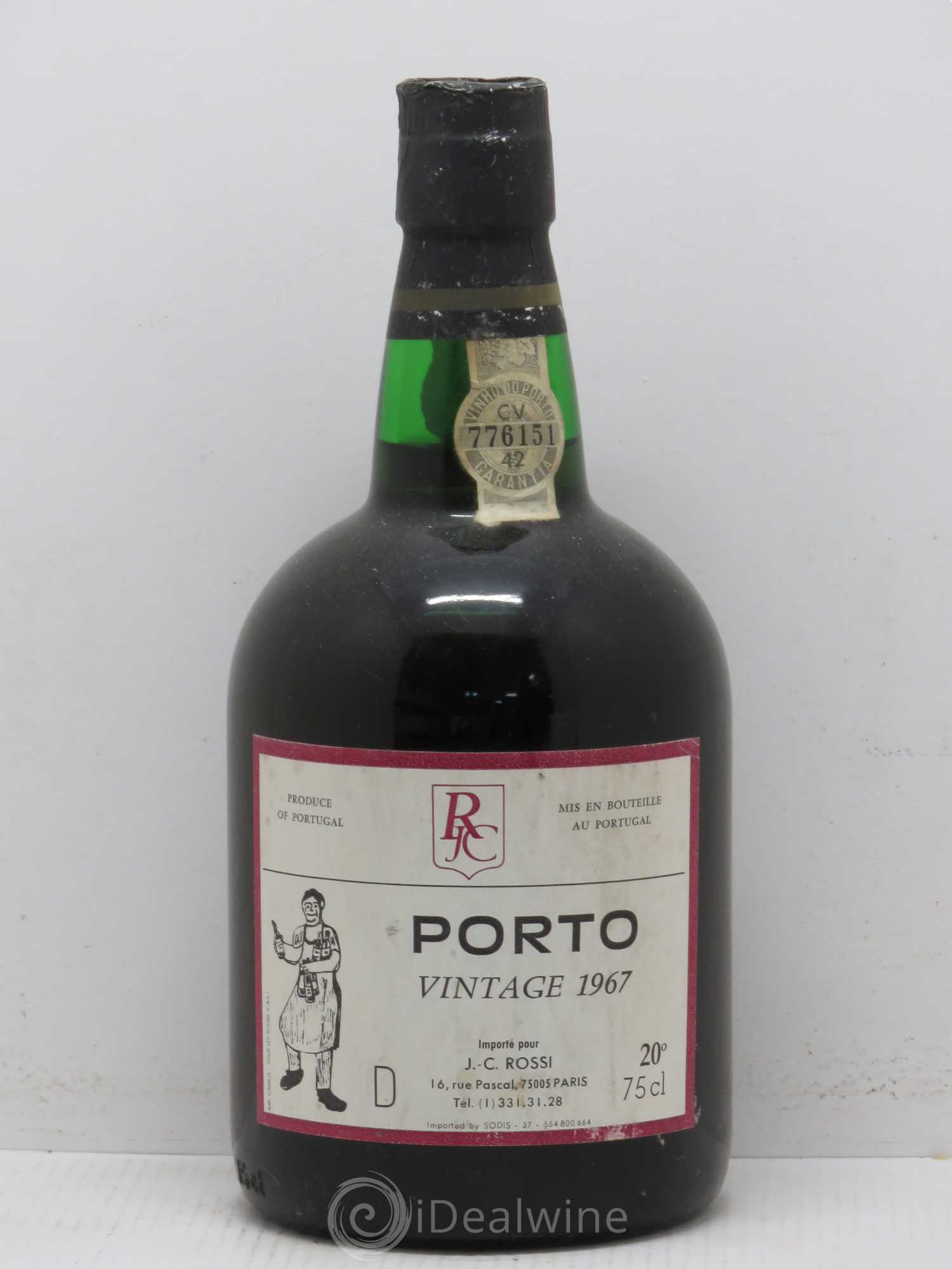 Porto Vintage JCR 1967 - Posten von 1 Flasche - 0