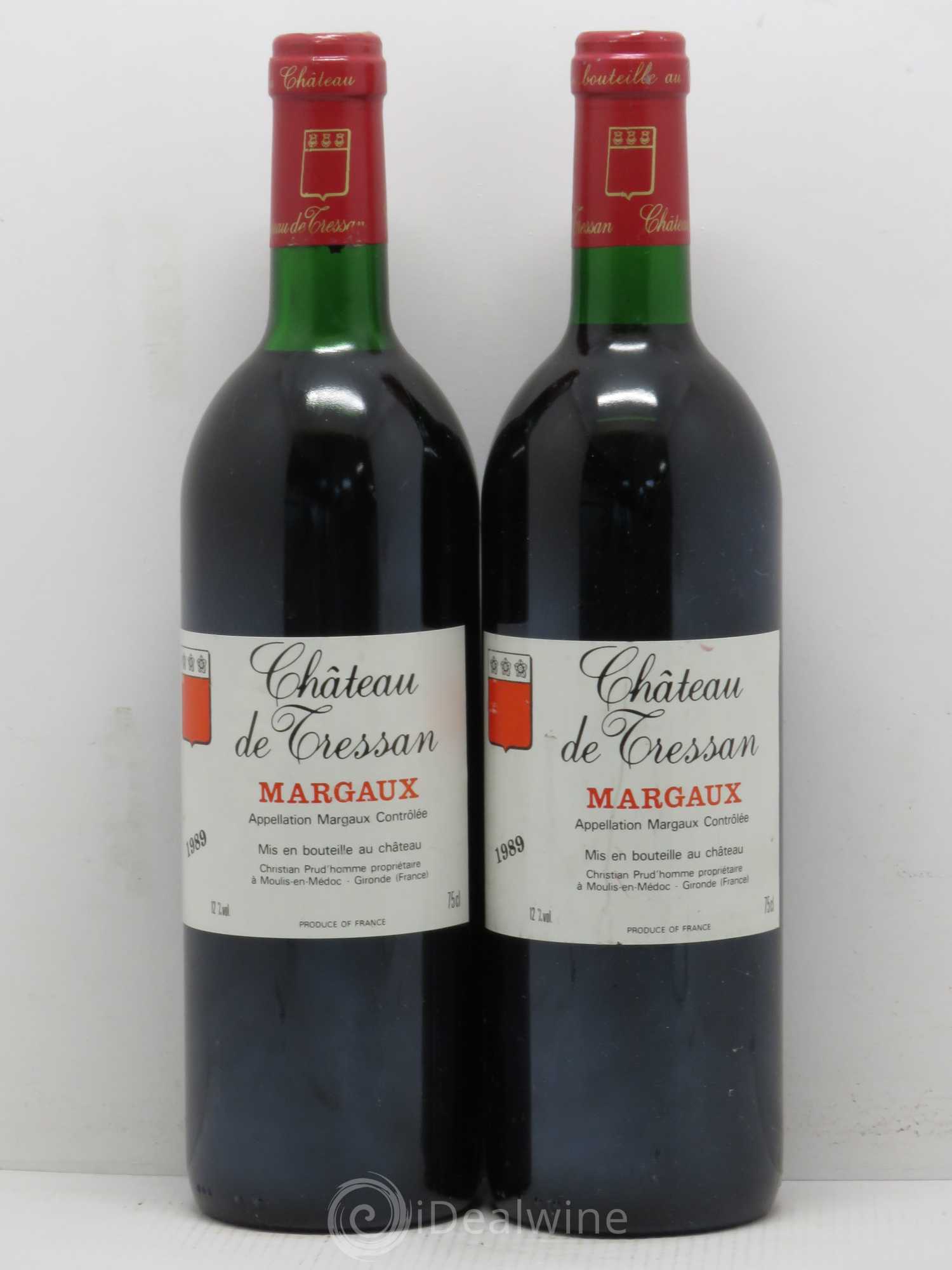 Bordeaux Château Du Tressan (sans prix de réserve) 1989 - Posten von 2 Flaschen - 0