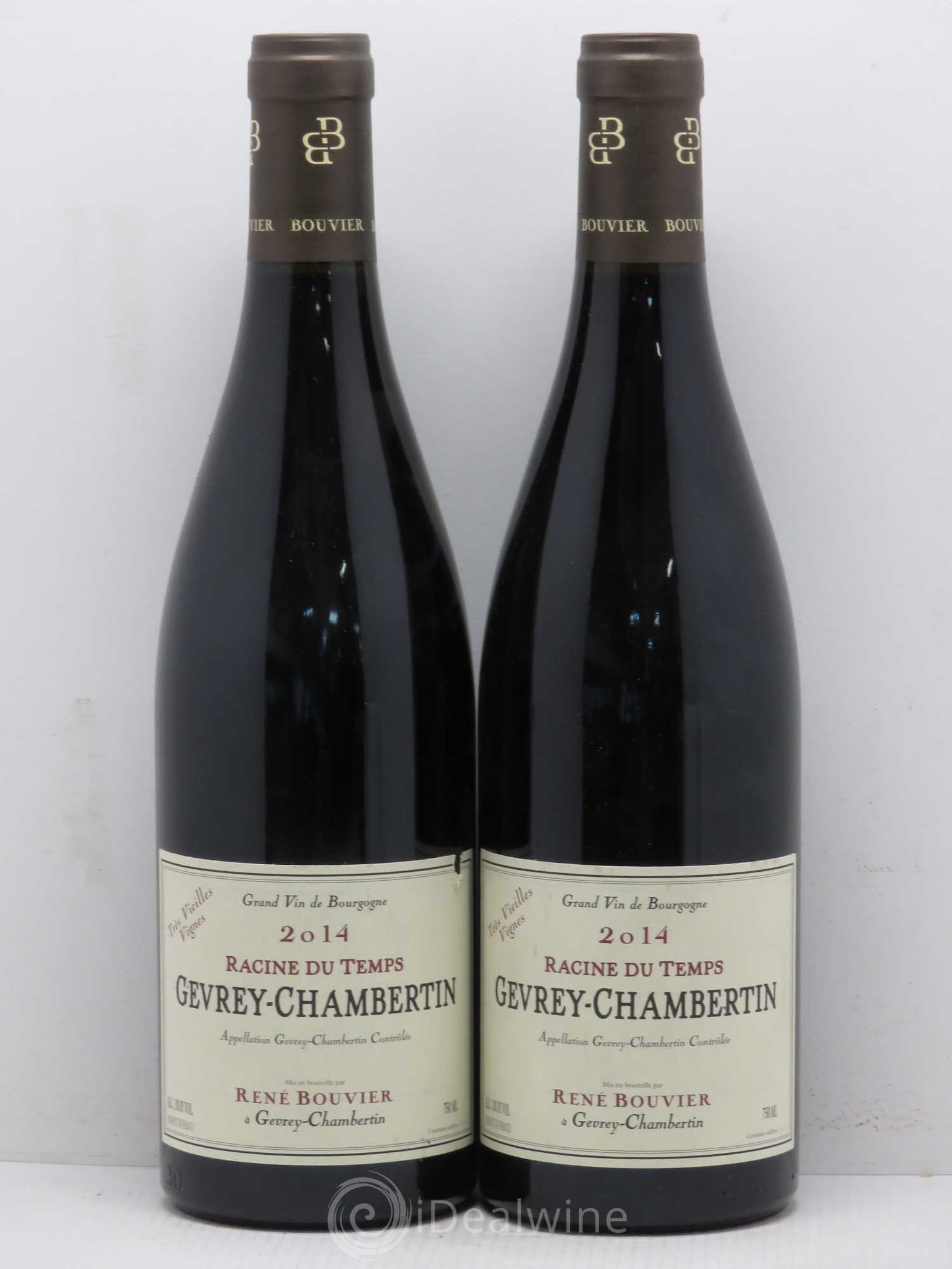 Gevrey-Chambertin Vieilles Vignes Rene Bouvier Racines Du Temps (sans prix de réserve) 2014 - Posten von 2 Flaschen - 0