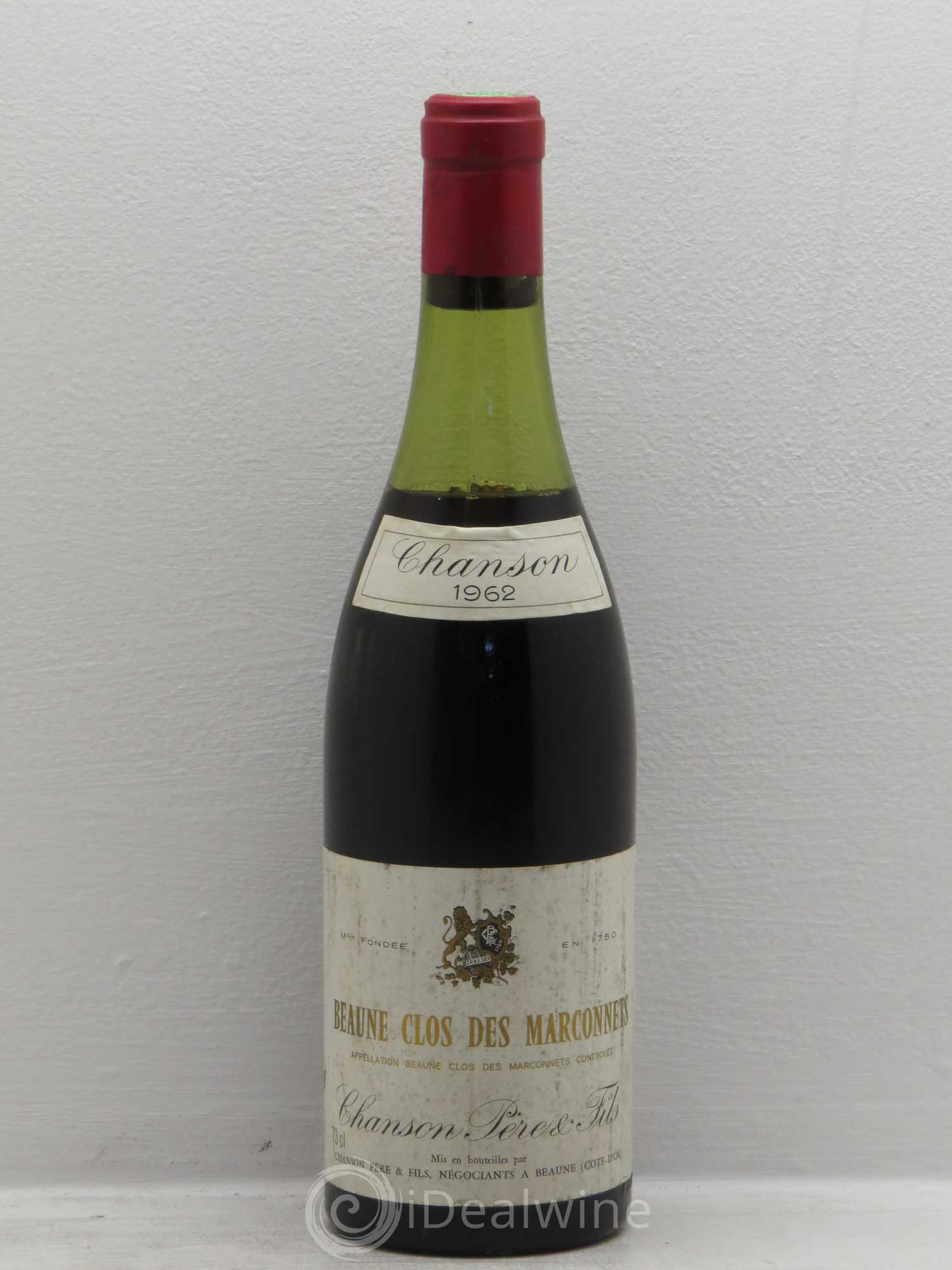 Beaune 1er Cru Chanson (sans prix de réserve) 1962 - Posten von 1 Flasche - 0