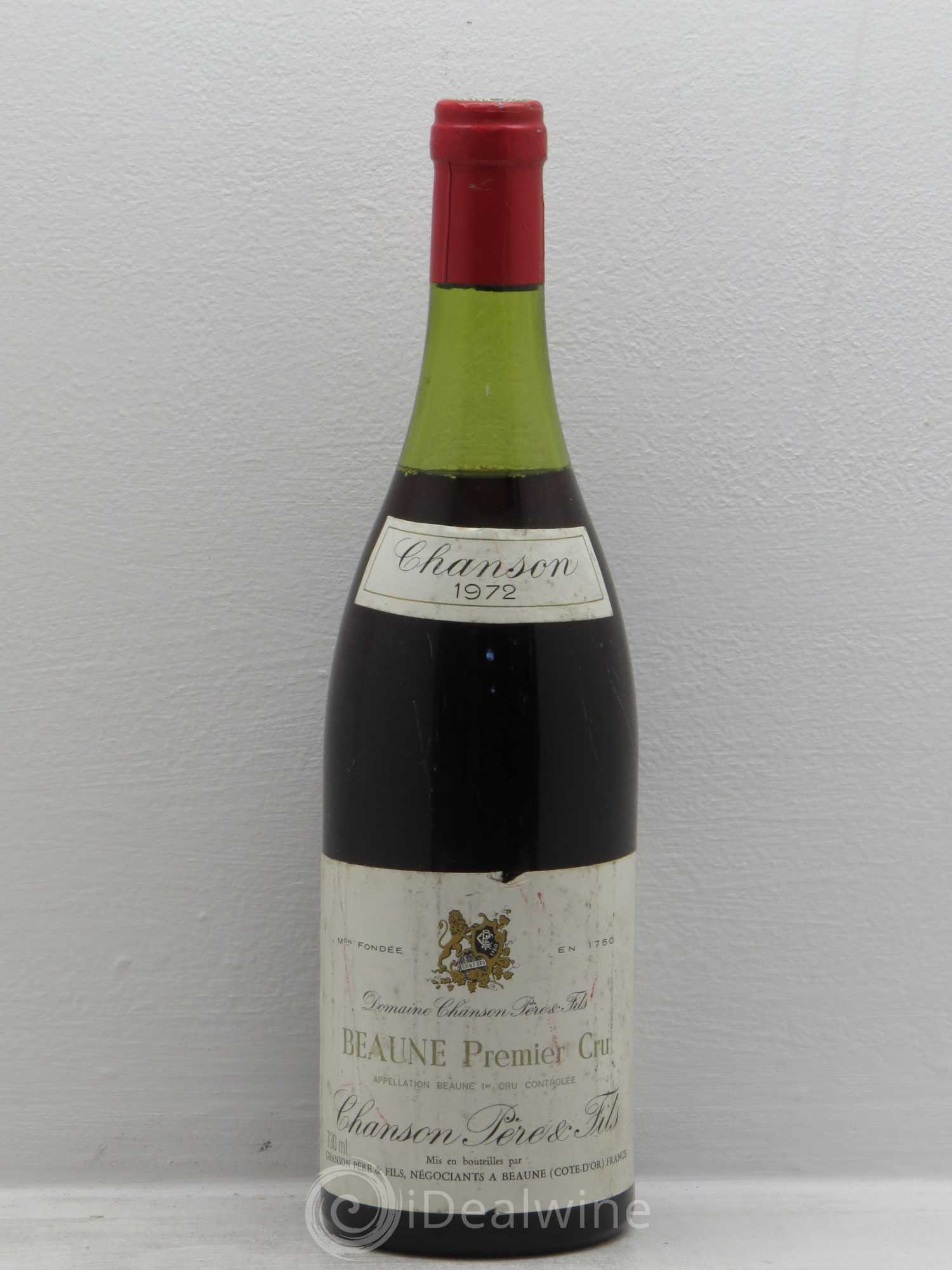 Beaune 1er Cru Chanson (sans prix de réserve) 1972 - Posten von 1 Flasche - 0