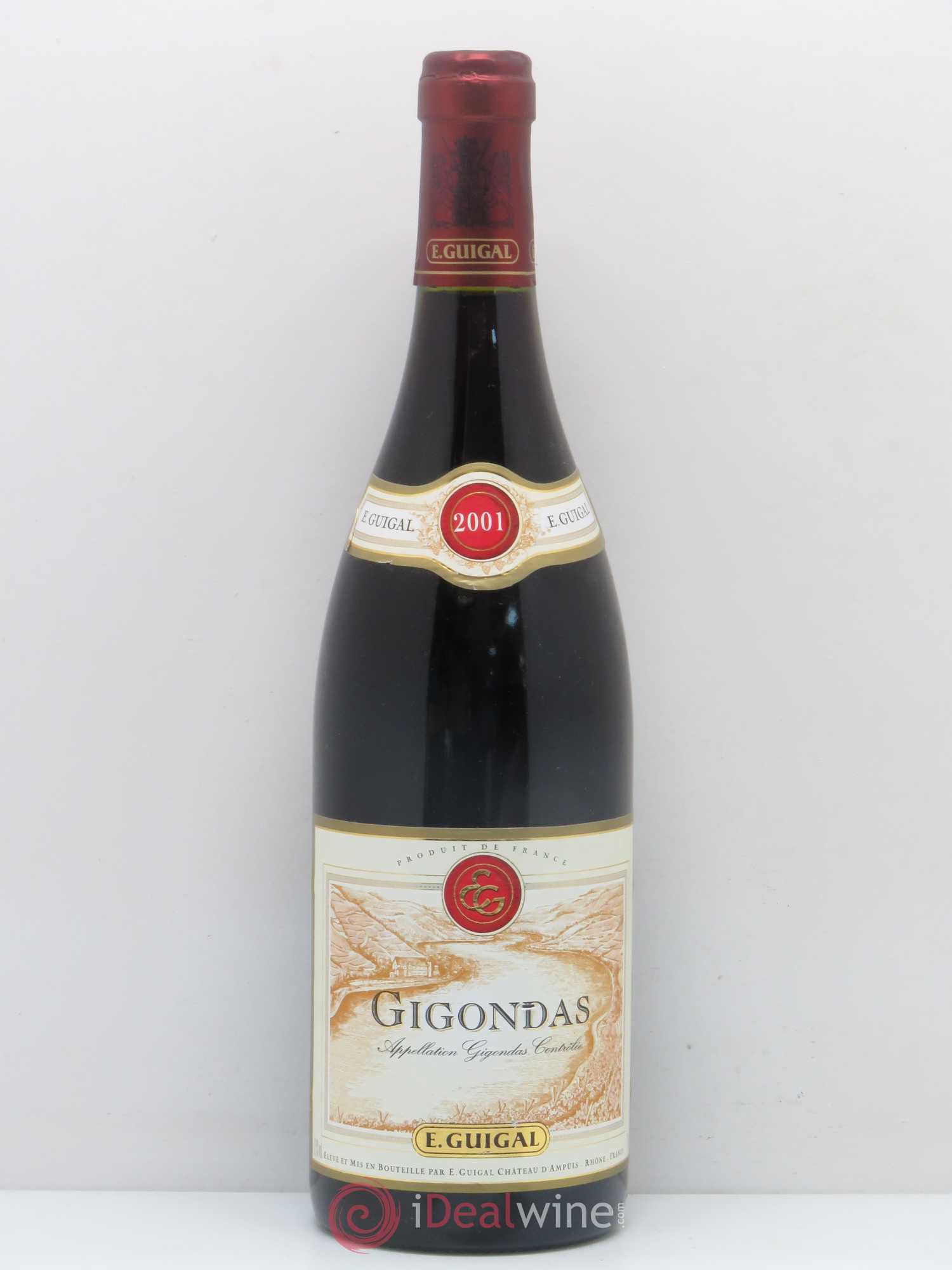 Gigondas Guigal (sans prix de réserve) 2001 - Lot de 1 bouteille - 0