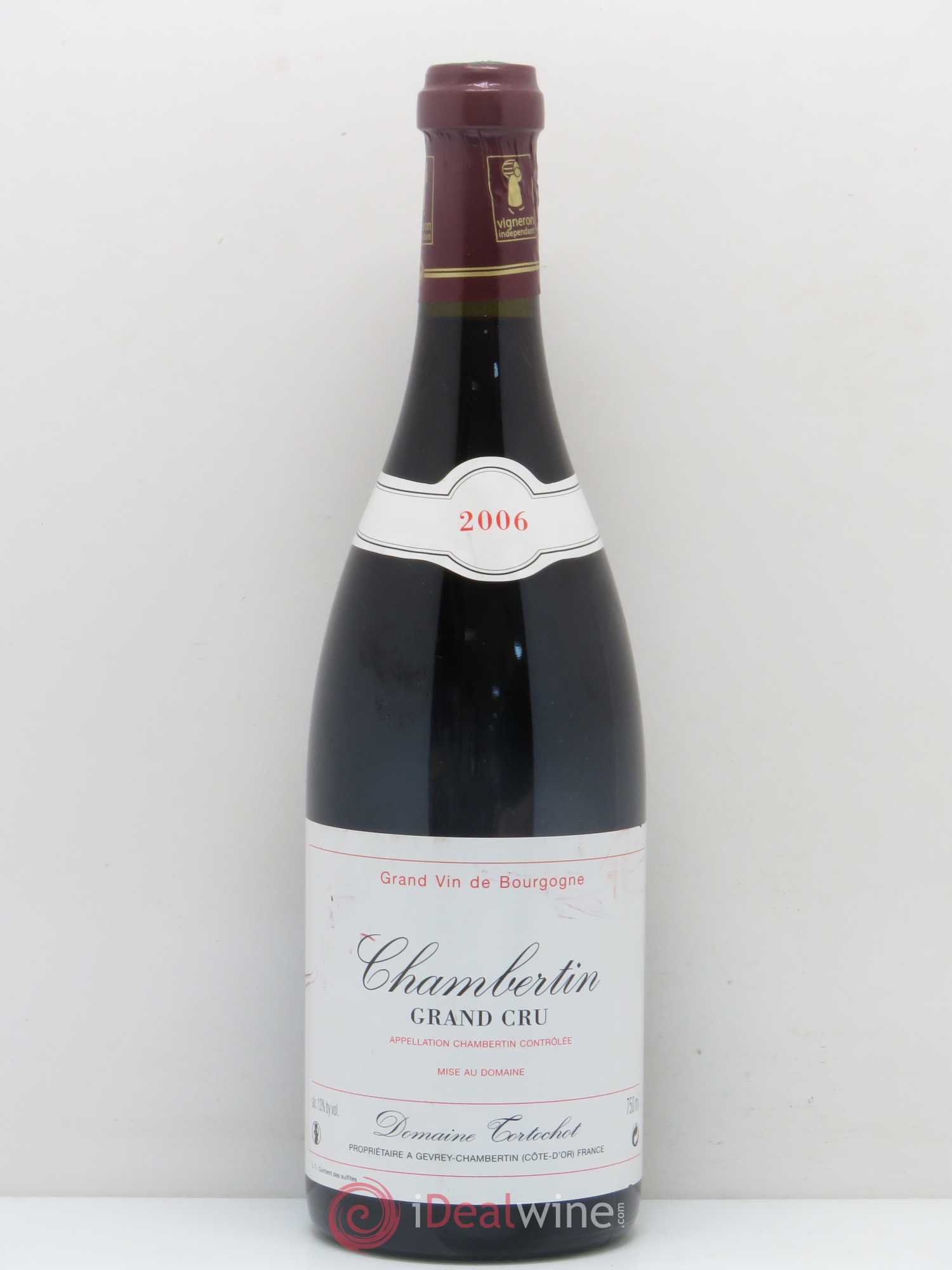 Chambertin Grand Cru Domaine Tortochot (sans prix de réserve) 2006 - Lot de 1 bouteille - 0