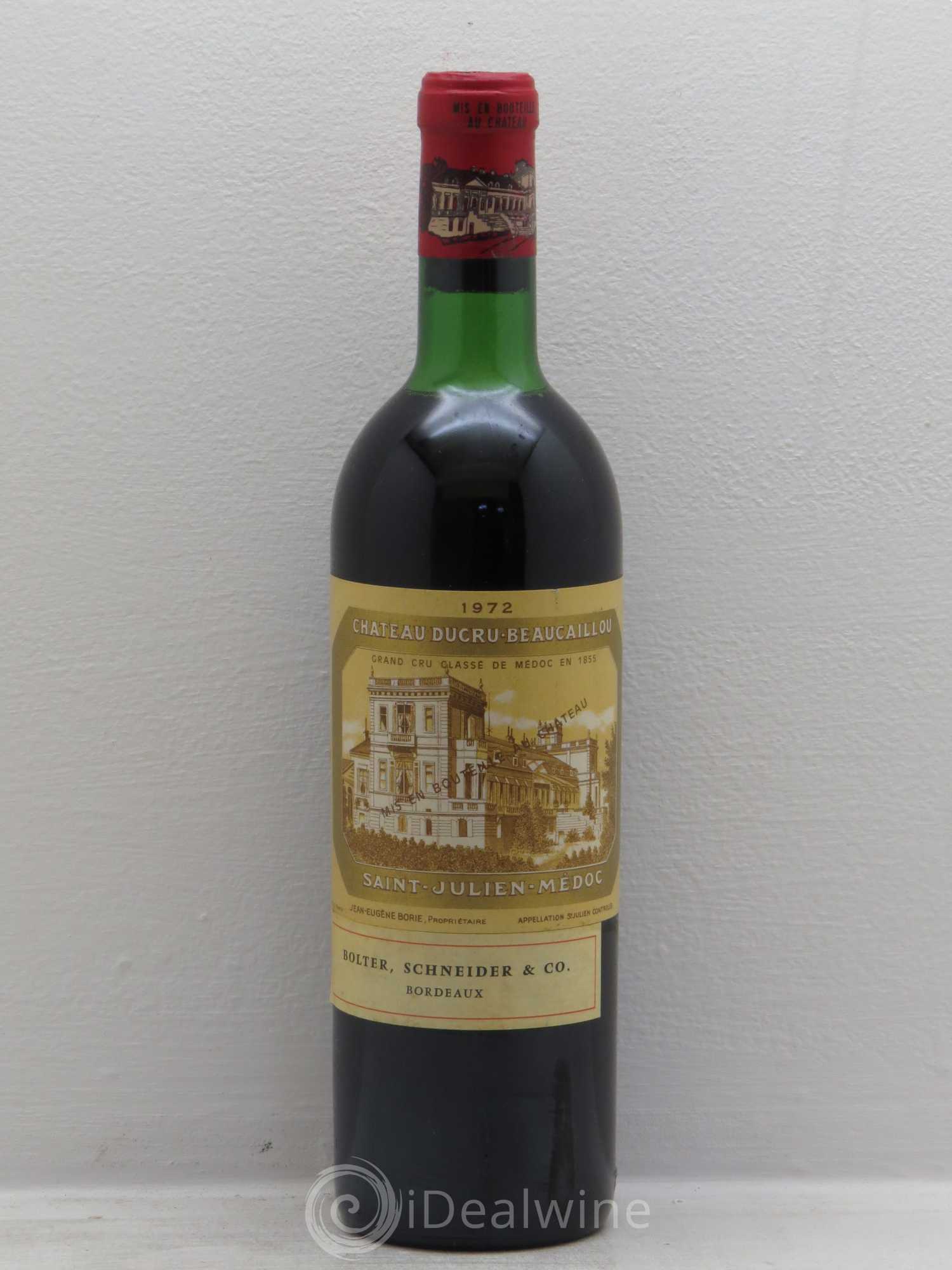Château Ducru Beaucaillou 2ème Grand Cru Classé 1972 - Lot de 1 bouteille - 0