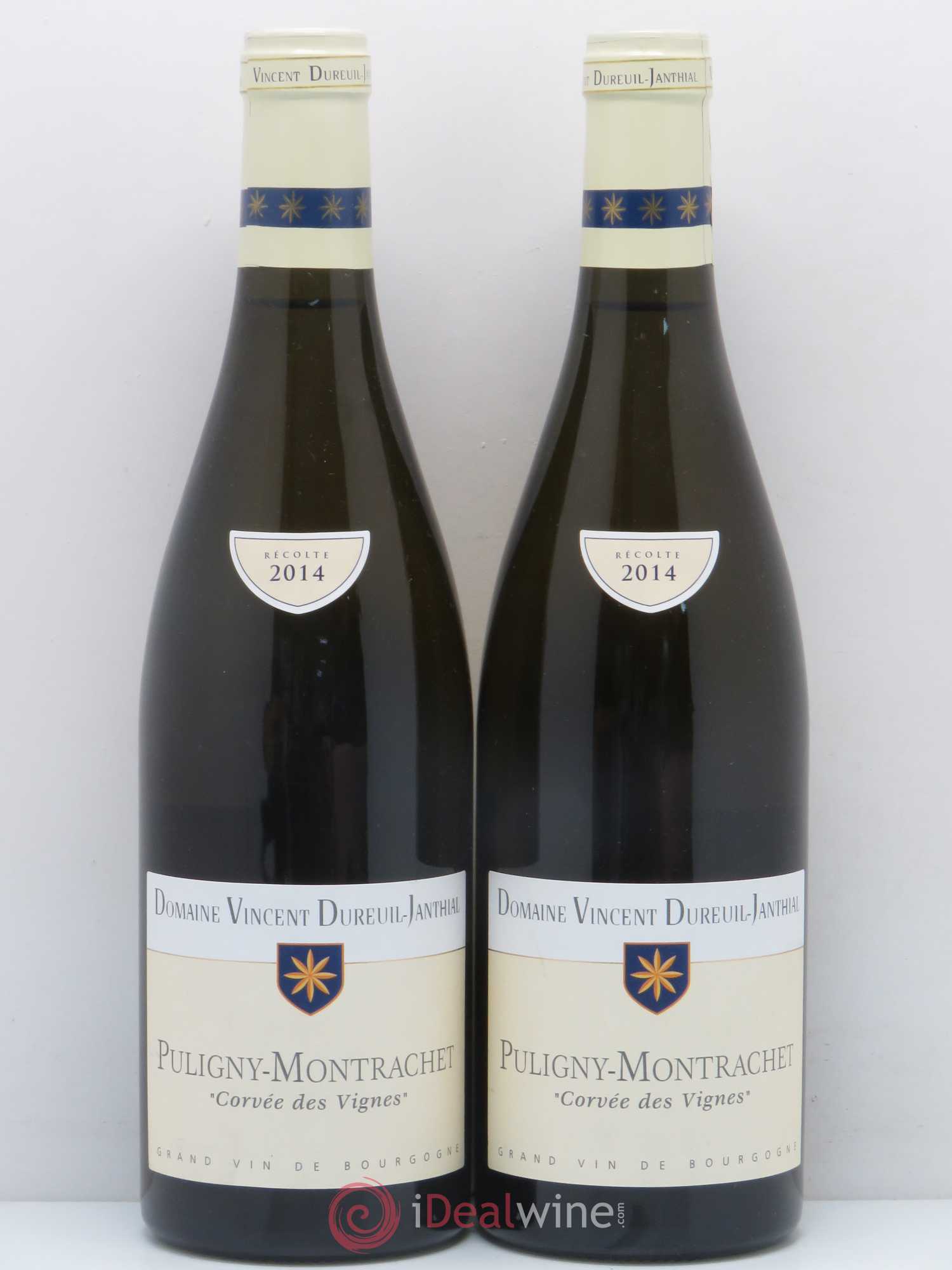 Puligny-Montrachet Corvée des Vignes Vincent Dureuil-Janthial (sans prix de réserve) 2014 - Posten von 2 Flaschen - 0