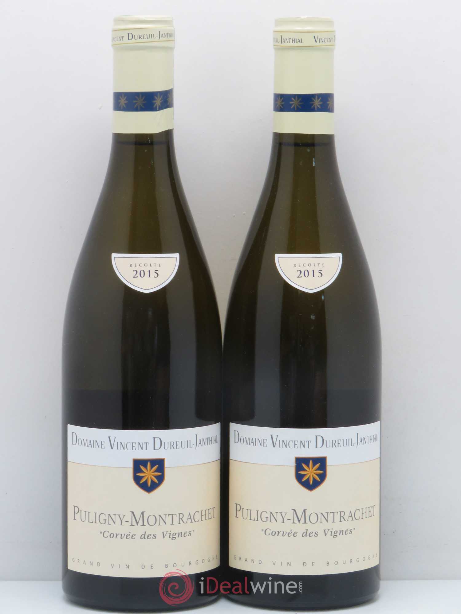Puligny-Montrachet Corvée des Vignes Vincent Dureuil-Janthial (sans prix de réserve) 2015 - Posten von 2 Flaschen - 0