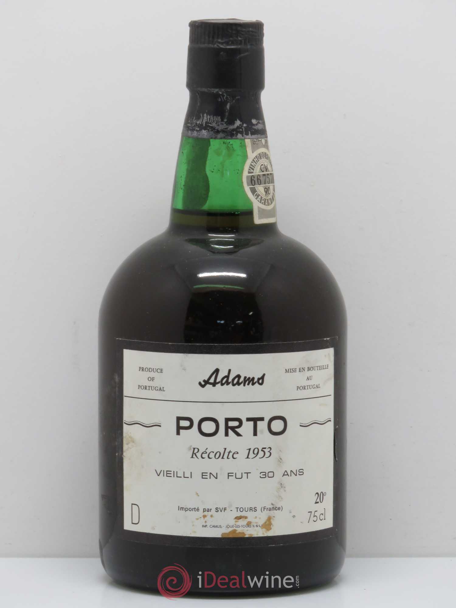 Porto Porto Adams Colheita 1953 - Lot of 1 bottle - 0