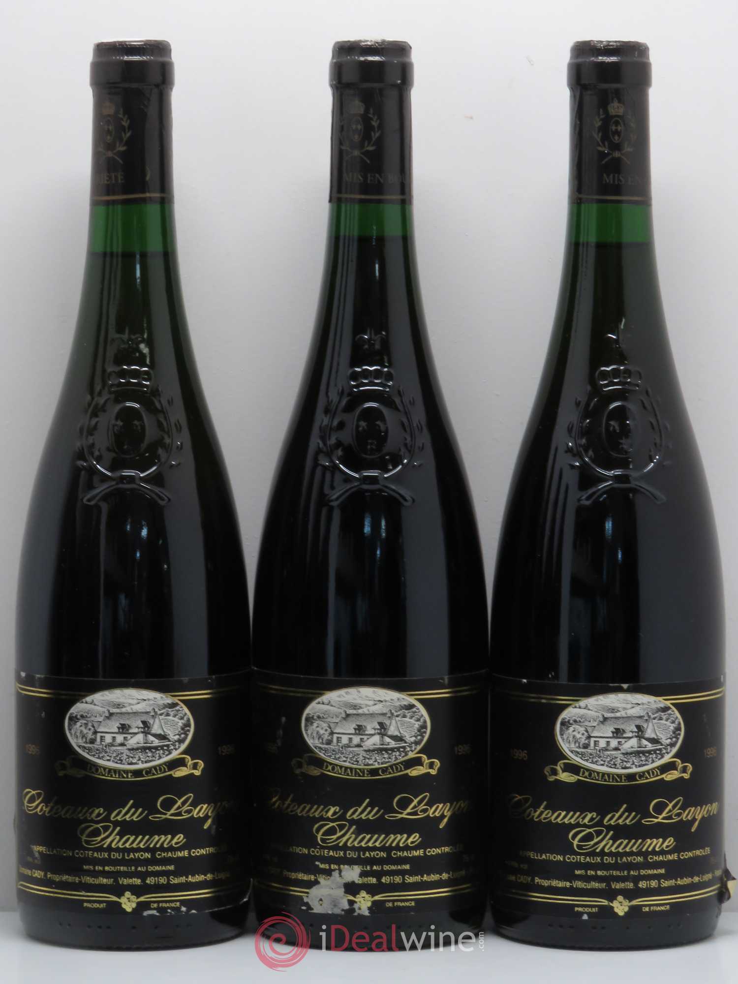 Coteaux du Layon Domaine Cady (sans prix de réserve) 1996 - Lotto di 6 bottiglie - 1