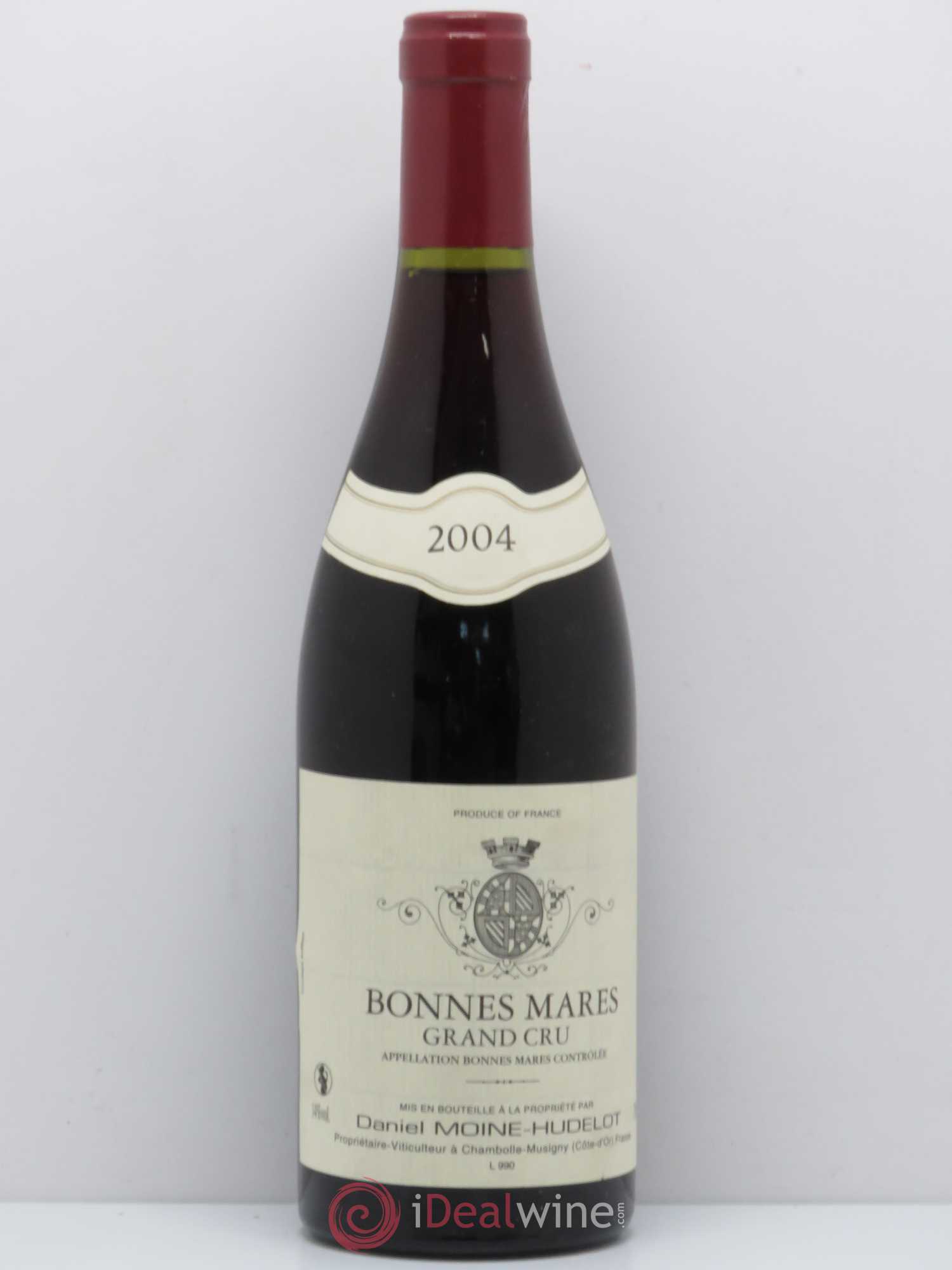 Bonnes-Mares Grand Cru Moine-Hudelot (Domaine) (sans prix de réserve) 2004 - Lot de 1 bouteille - 0