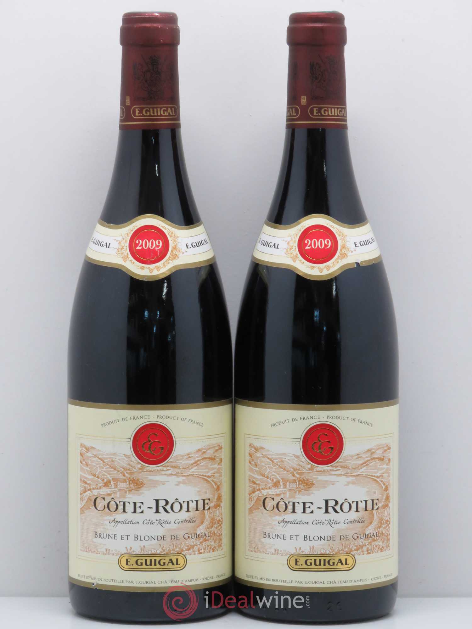 Côte-Rôtie Côtes Brune et Blonde Guigal (sans prix de réserve) 2009 - Lot de 2 bouteilles - 0