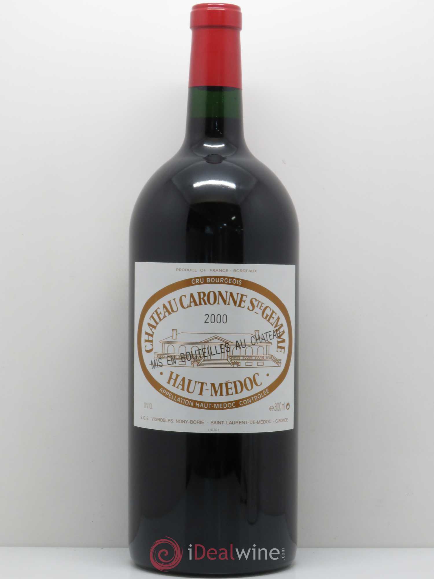 Château Caronne Sainte-Gemme Cru Bourgeois (sans prix de réserve) 2000 - Lot de 1 double magnum - 0