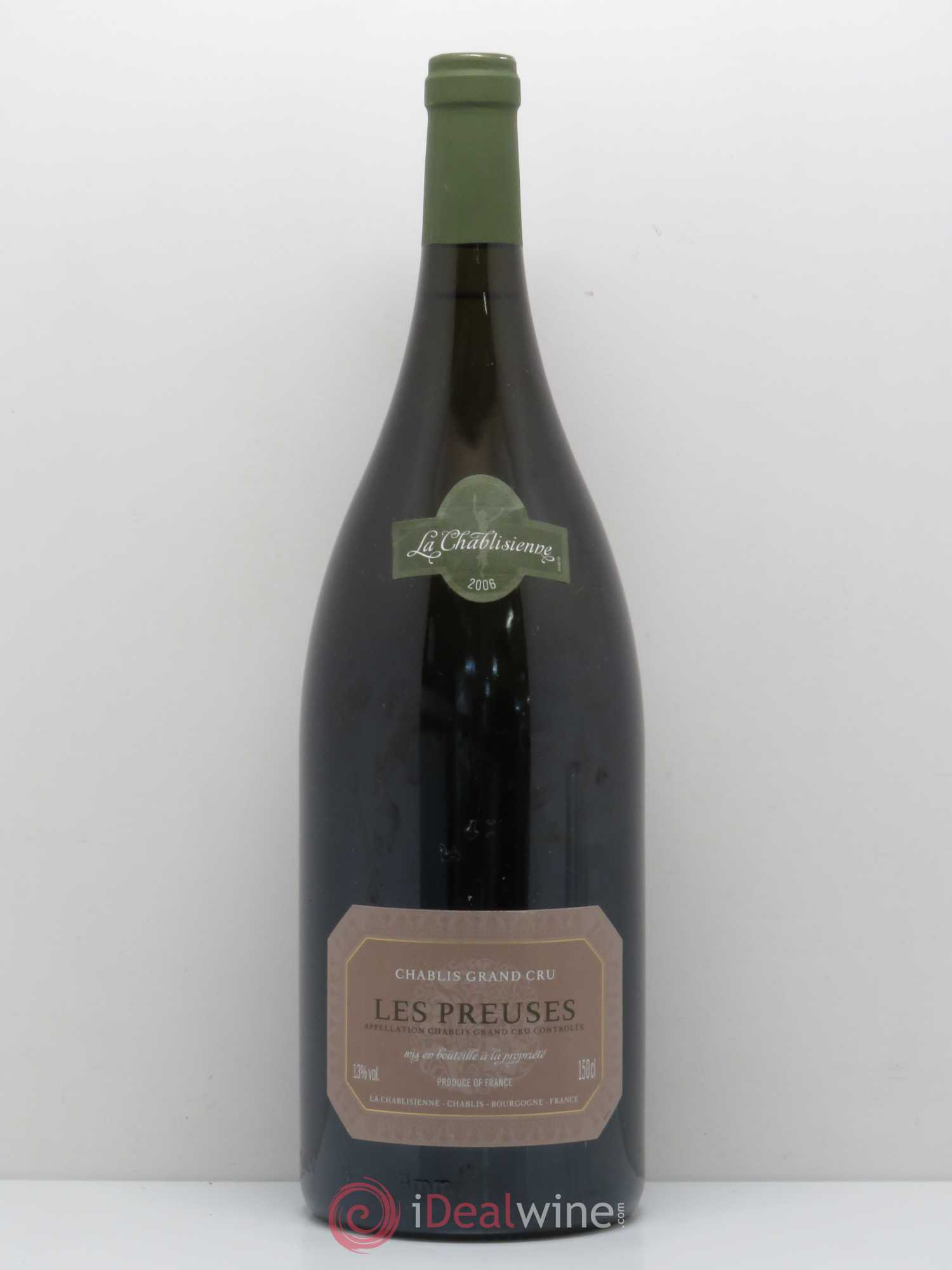 Chablis Grand Cru Les Preuses La Chablisienne (sans prix de réserve) 2006 - Posten von 1 Magnum - 0