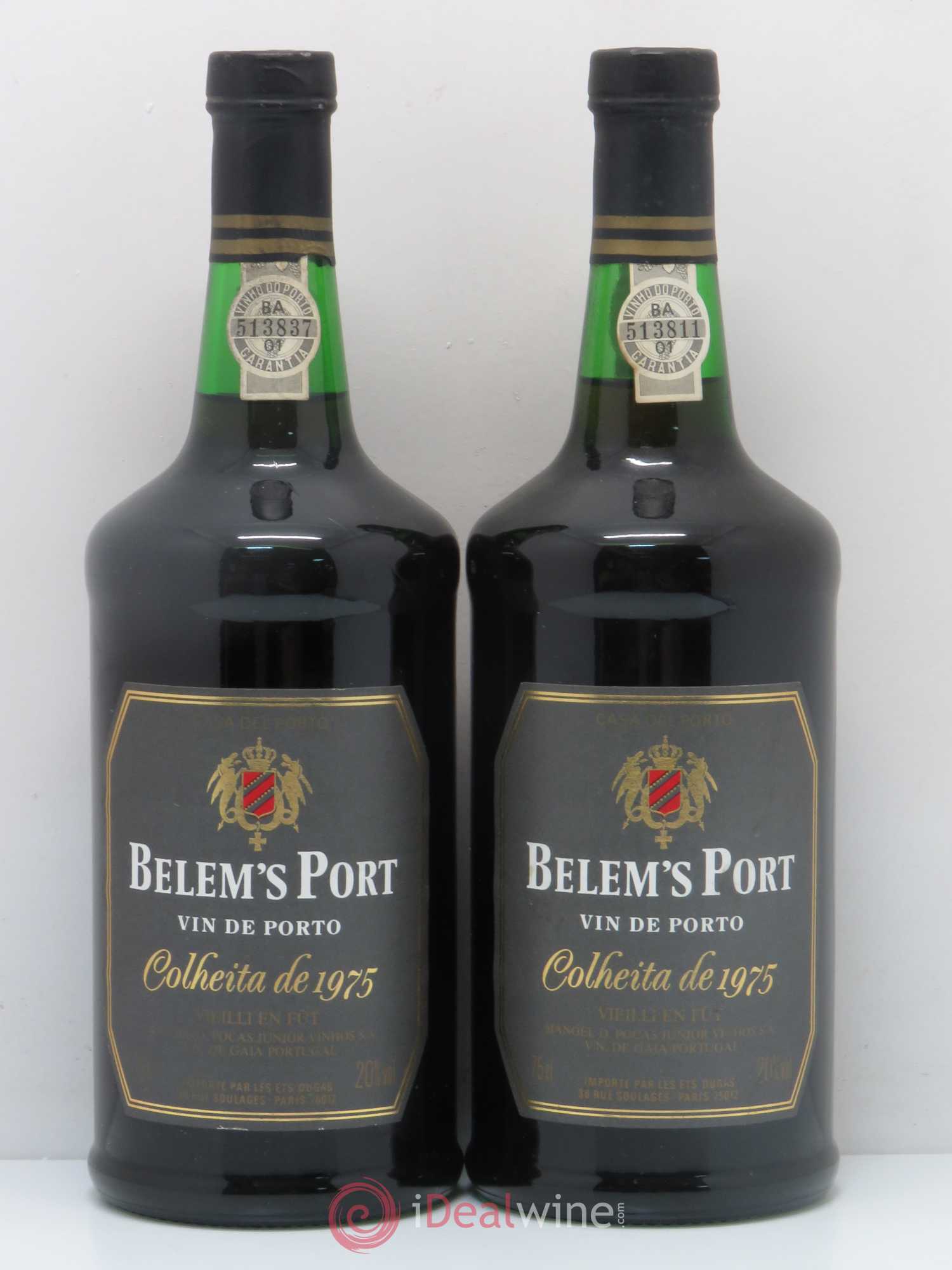 Porto Belem's Daugas Colheita 1975 - Lot de 2 bouteilles - 0