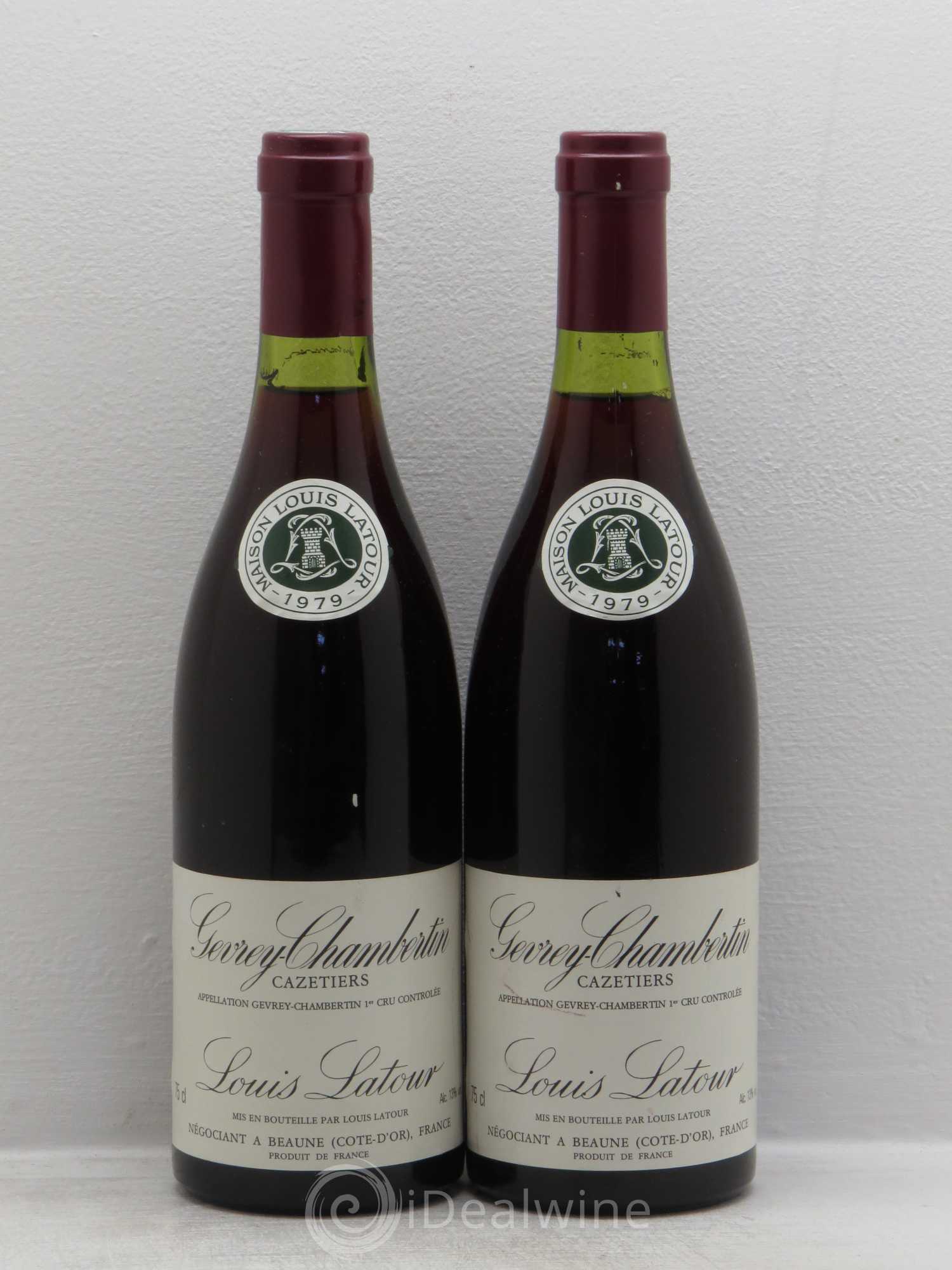 Gevrey-Chambertin 1er Cru Latour 1979 - Lot de 2 bouteilles - 0