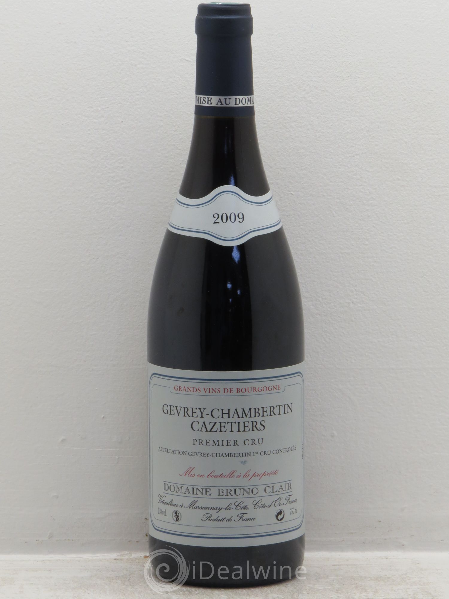 Gevrey-Chambertin 1er Cru Les Cazetiers Bruno Clair (Domaine) 2009 - Lot de 6 bouteilles - 0
