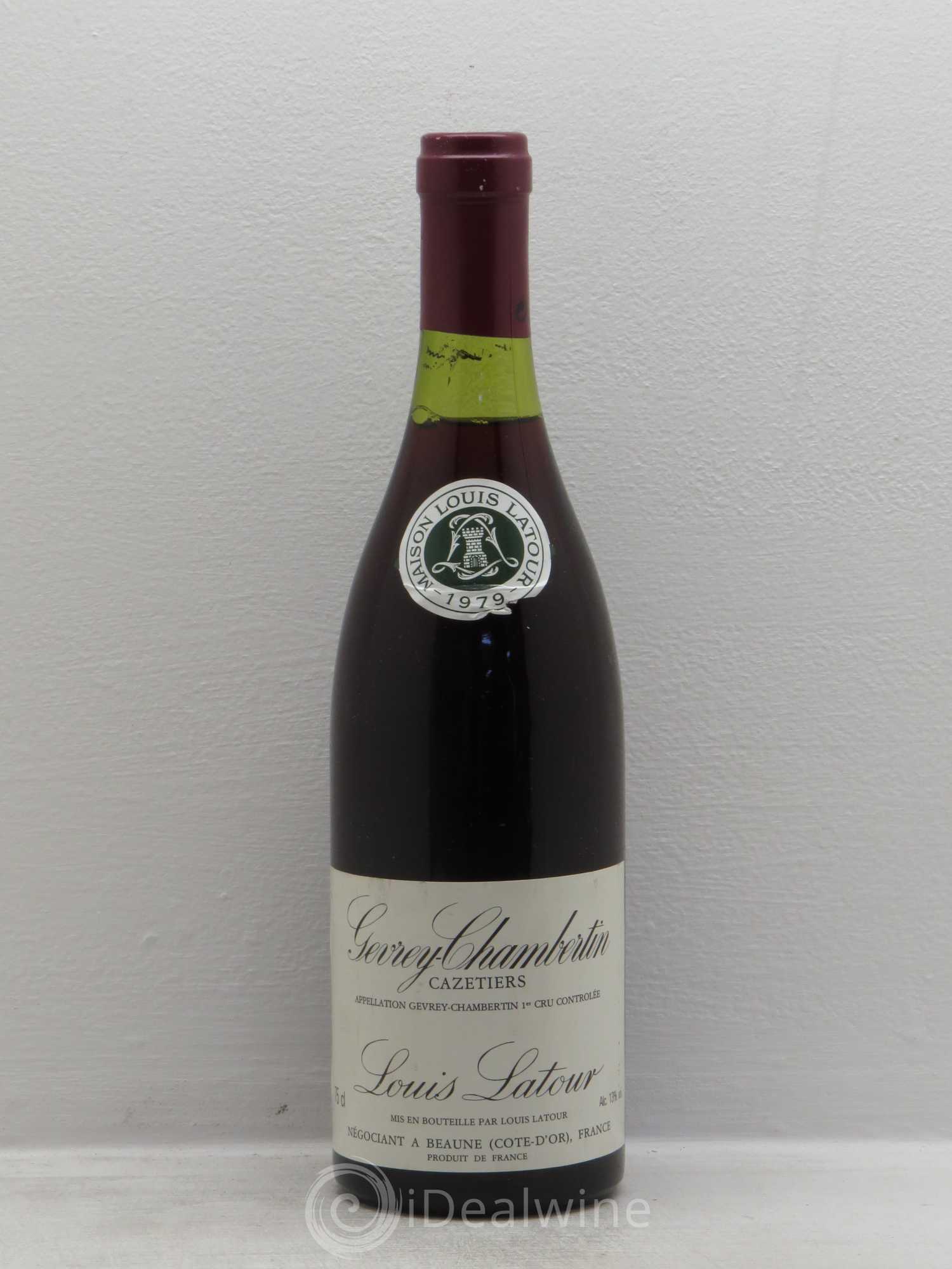 Gevrey-Chambertin 1er Cru Latour 1979 - Lot de 1 bouteille - 0