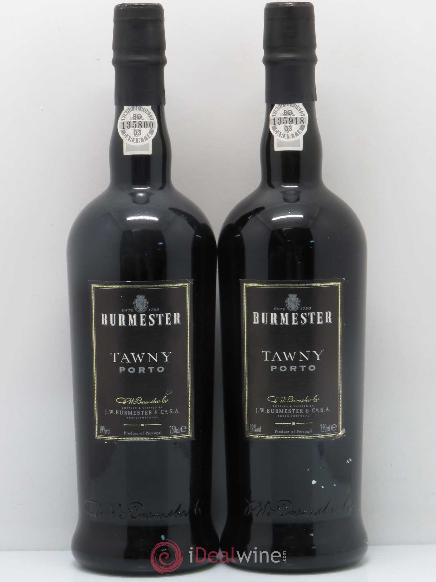 Porto Porto Tawny Burmester (sans prix de réserve) - Lot de 2 bouteilles - 0