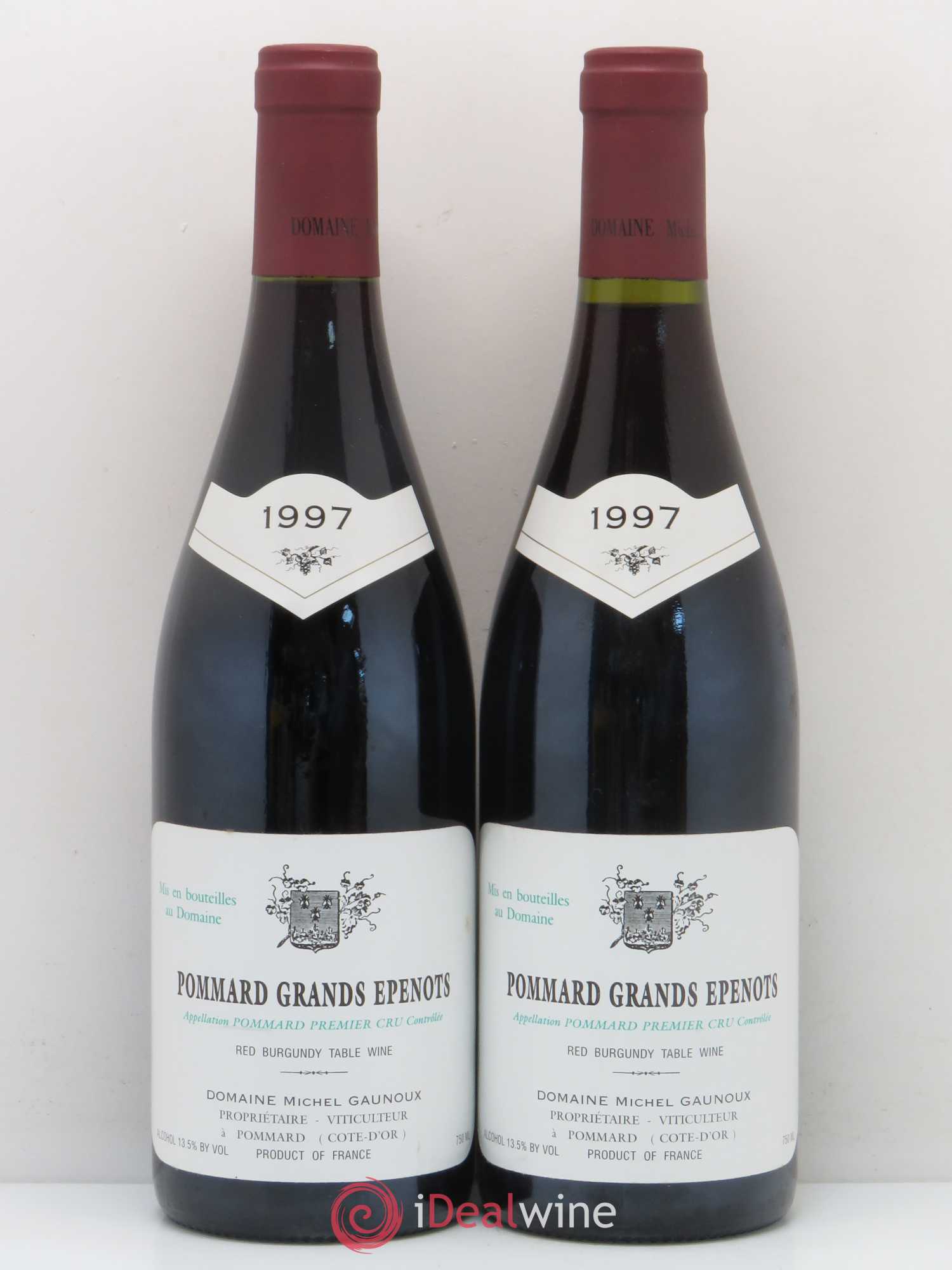 Pommard 1er Cru Grands Epenots Michel Gaunoux (sans prix de réserve) 1997 - Lot de 2 bouteilles - 0