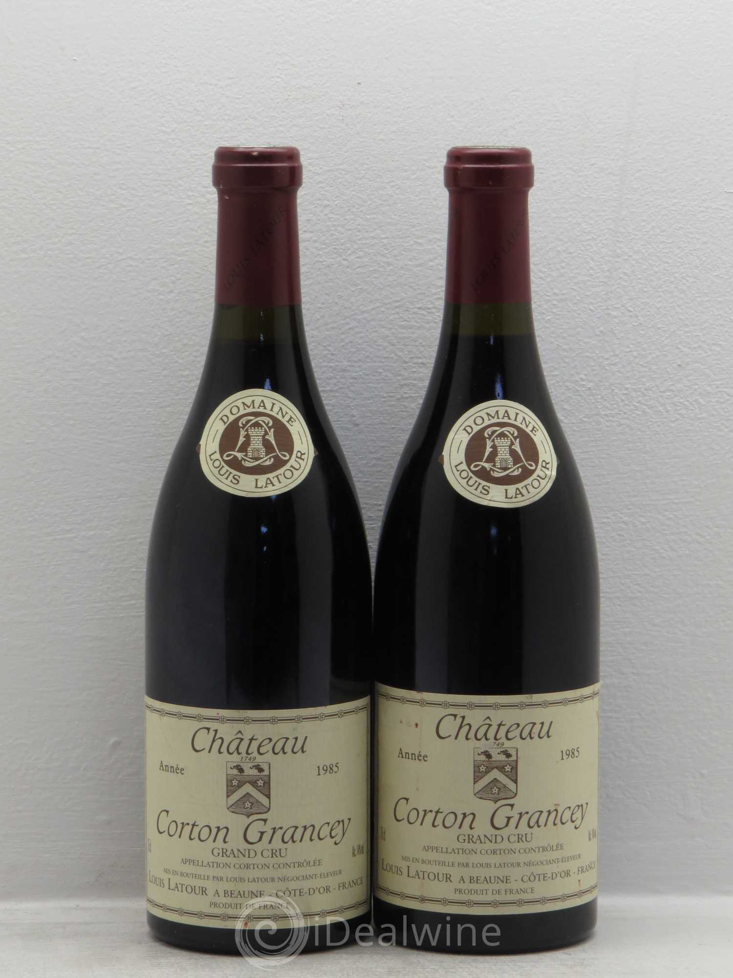 Corton Grand Cru Château Corton Grancey Louis Latour 1985 - Lot de 2 bouteilles - 0
