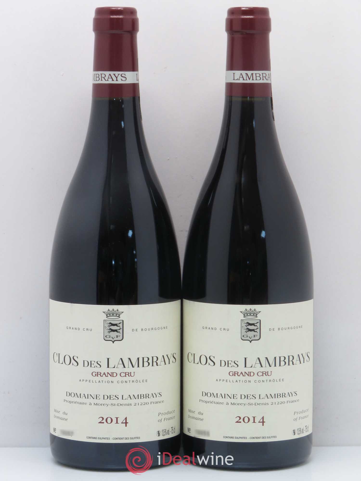 Clos des Lambrays Grand Cru Domaine des Lambrays 2014 - Lot de 2 bouteilles - 0