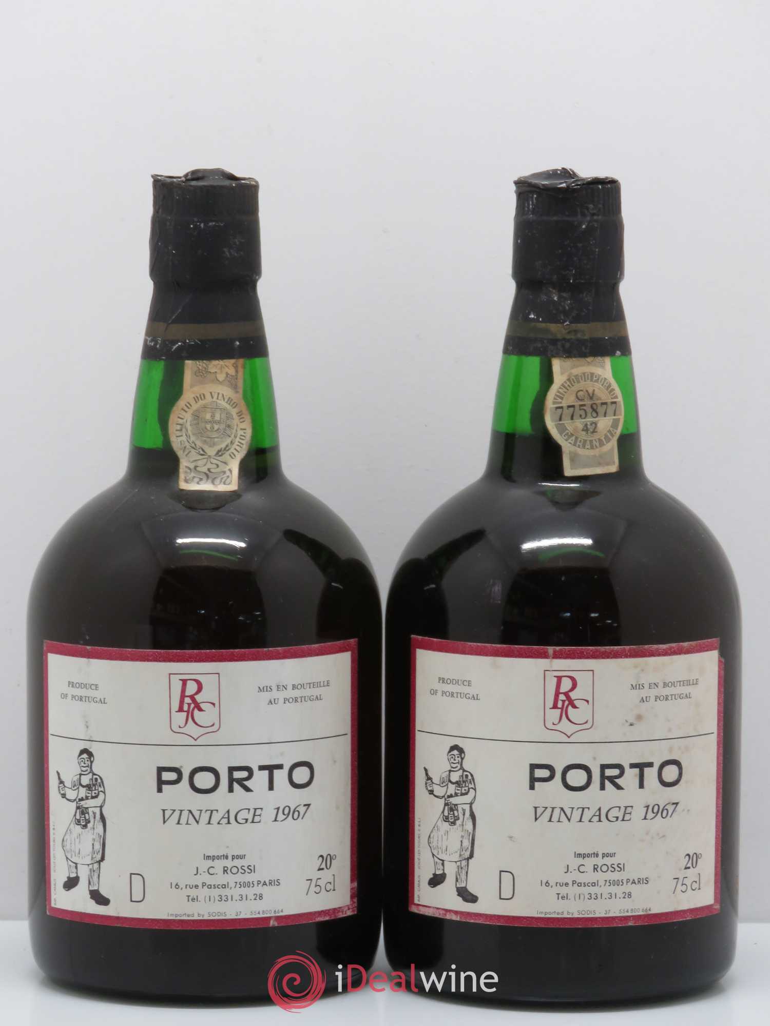 Porto JCR 1967 - Lot de 2 bouteilles - 0
