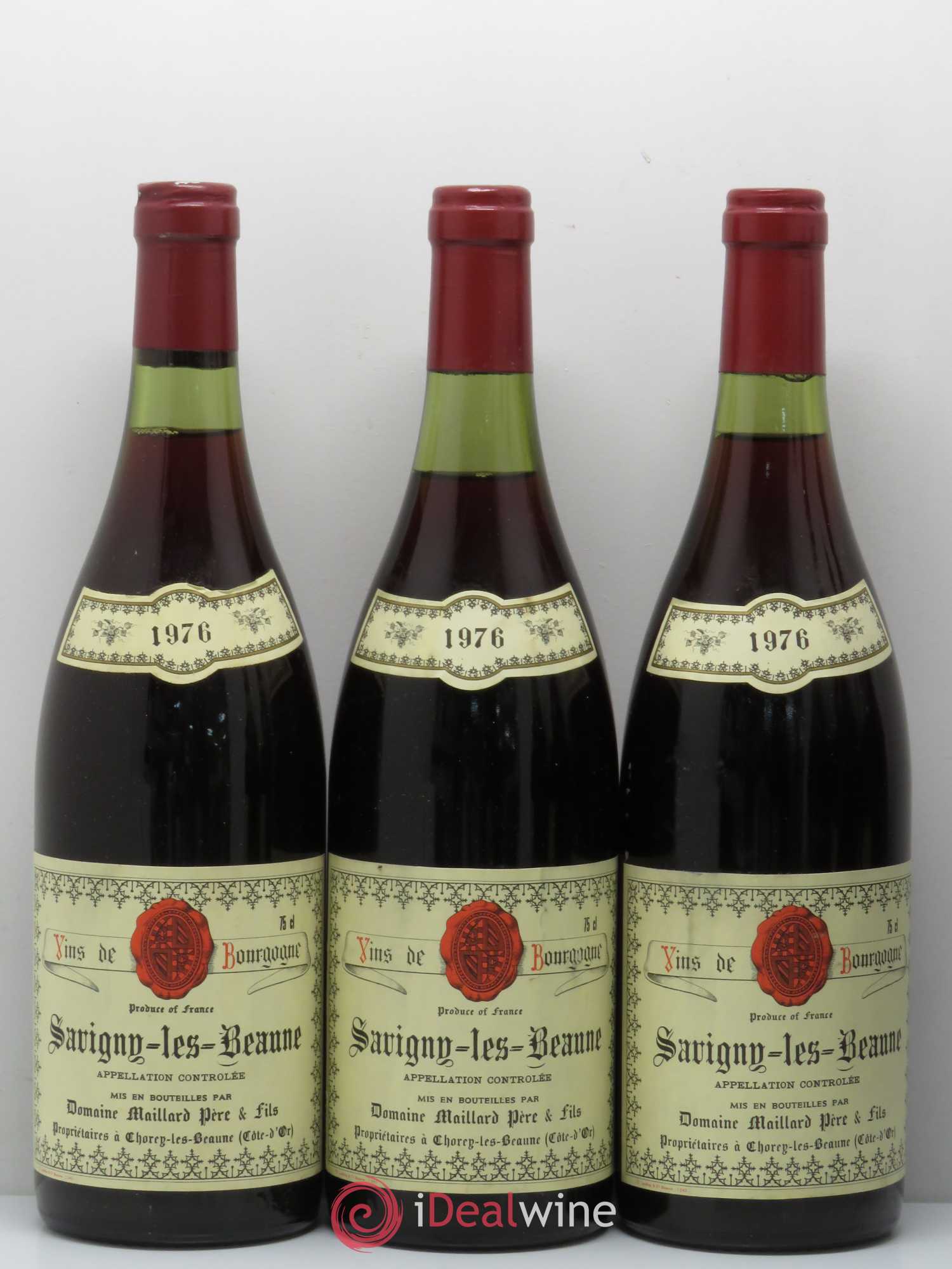 Savigny-lès-Beaune Domaine Maillard 1976 - Posten von 6 Flaschen - 1