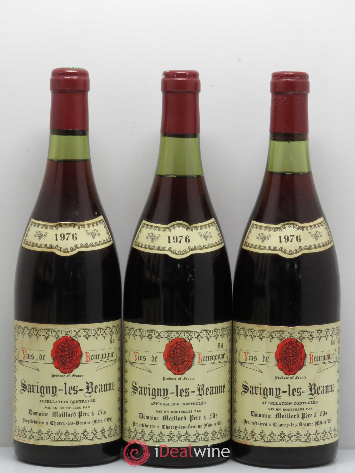Savigny-lès-Beaune Domaine Maillard 1976 - Posten von 6 Flaschen - 2