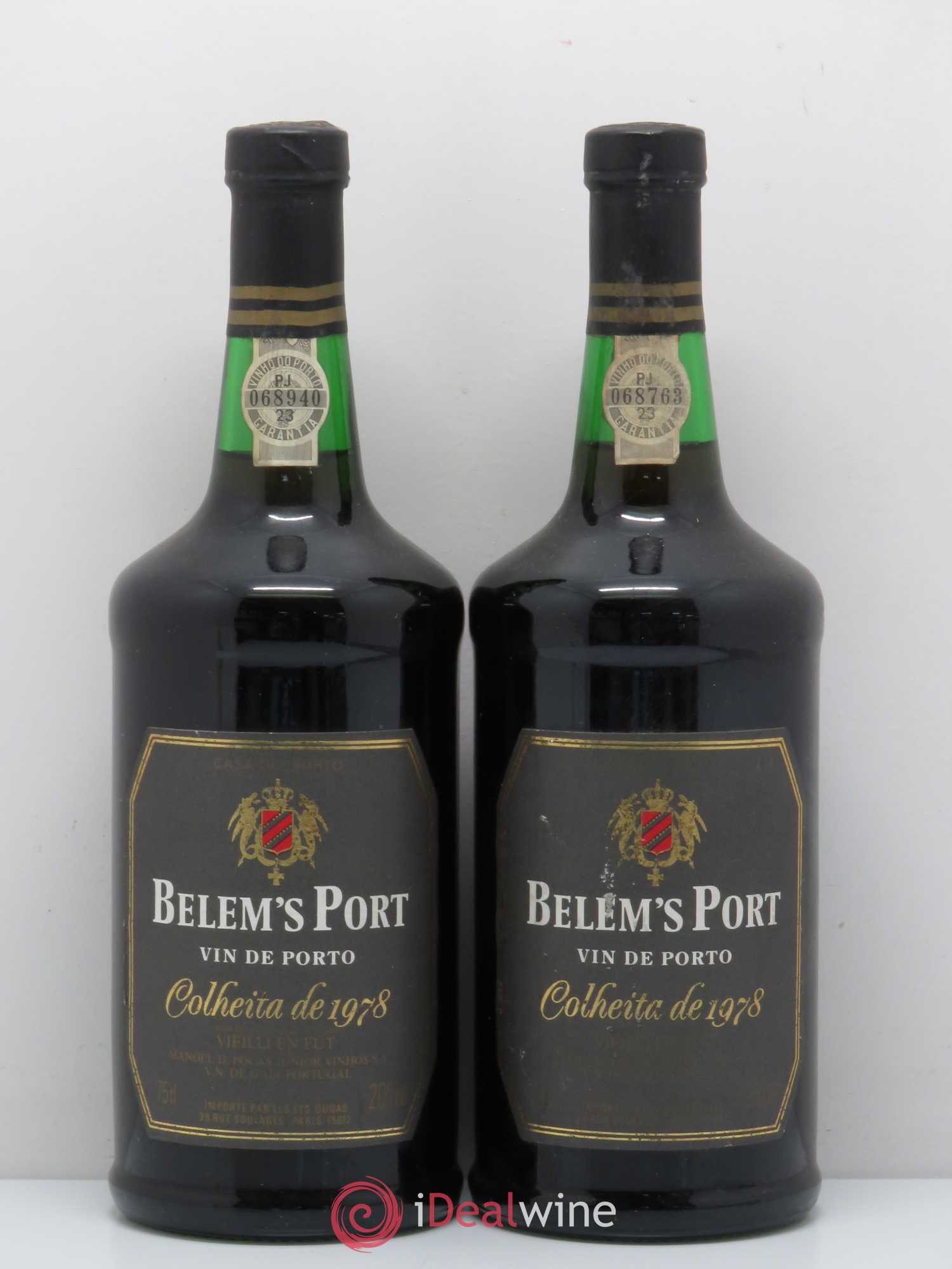 Porto Belem's Colheita 1978 - Posten von 2 Flaschen - 0