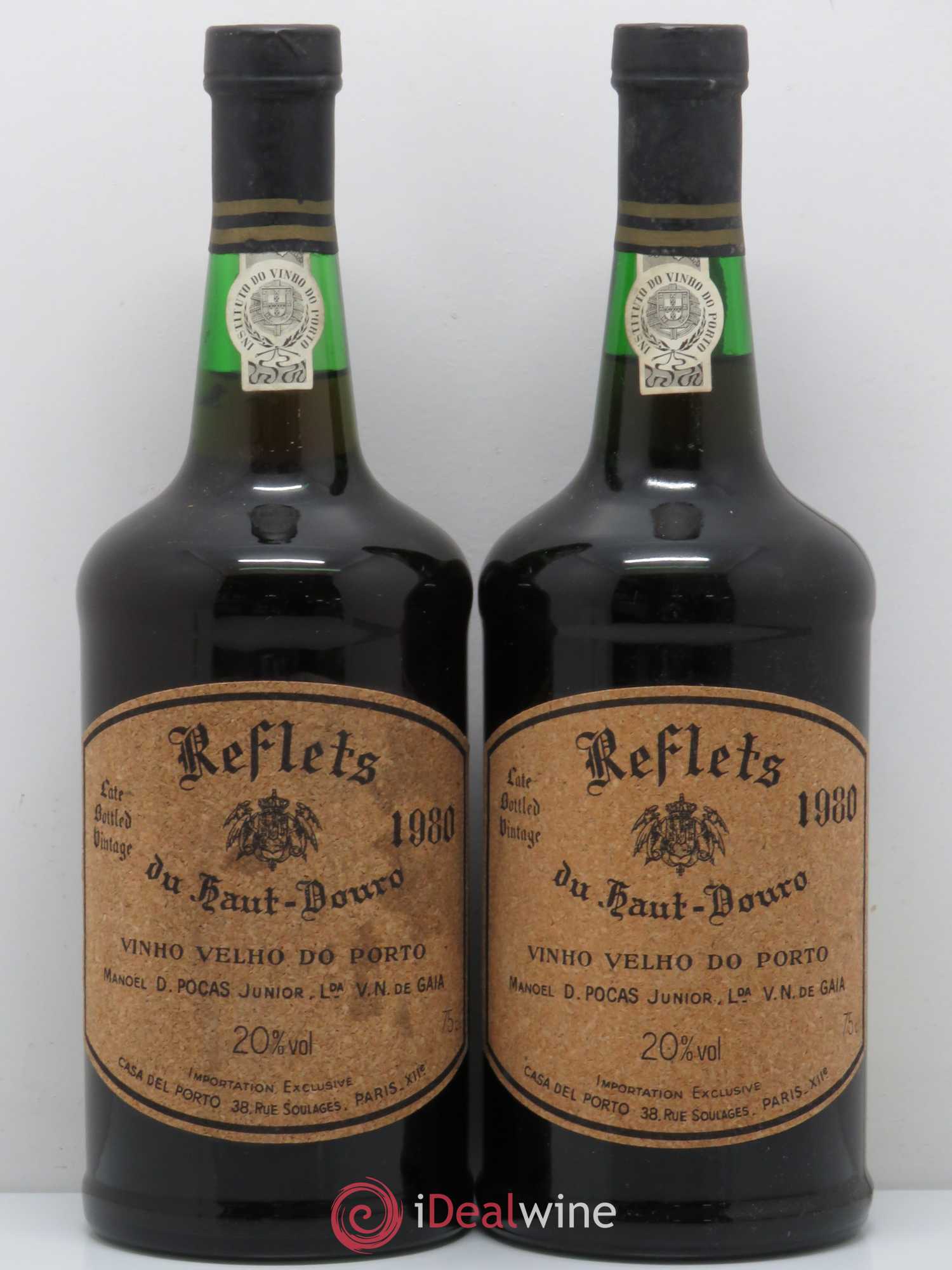 Porto LBV Reflets du Haut-Douro Maison Pocas 1980 - Posten von 2 Flaschen - 0