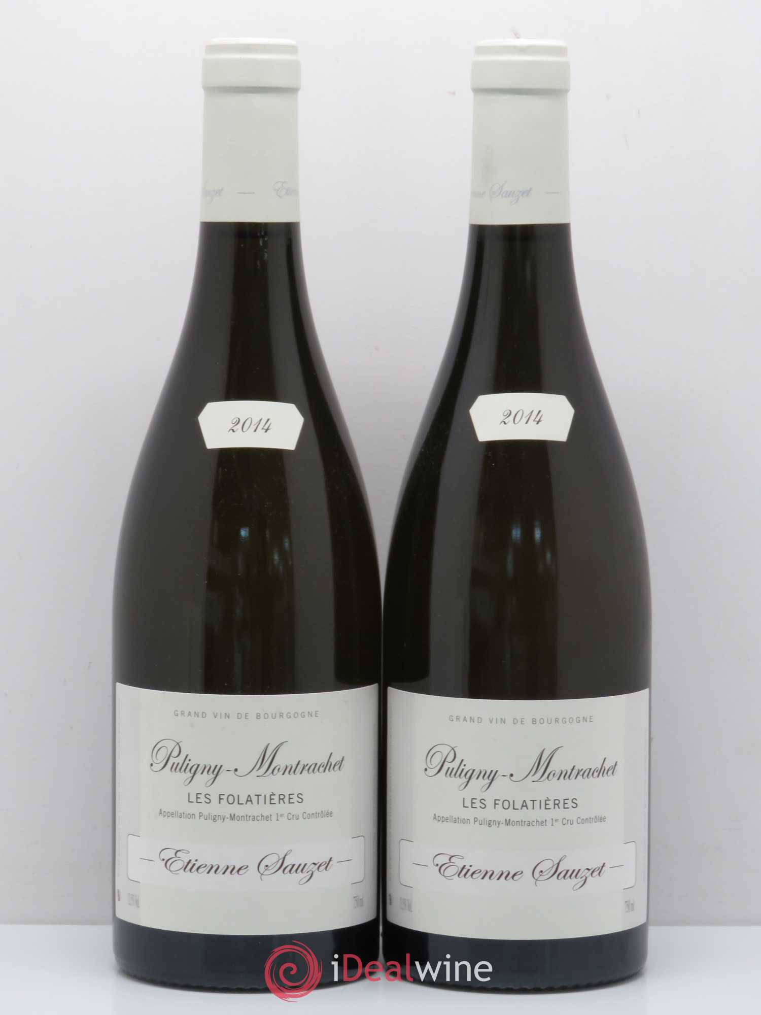 Puligny-Montrachet 1er Cru Les Folatières Etienne Sauzet 2014 - Lot de 2 bouteilles - 0
