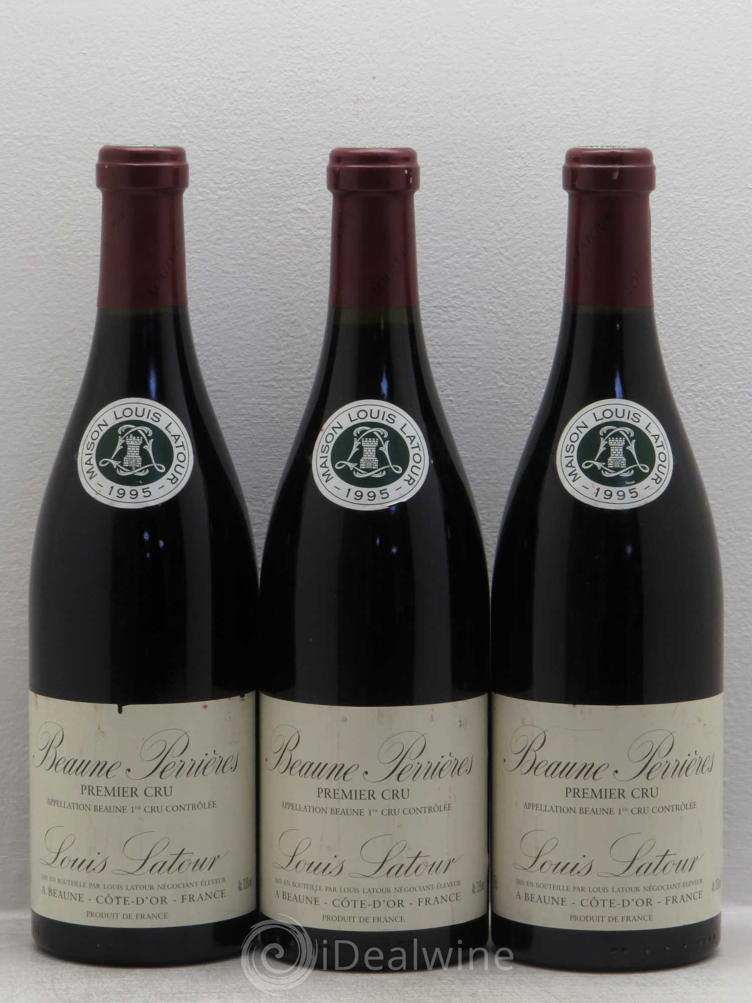 Beaune 1er Cru 1995 - Lot de 3 bouteilles - 0