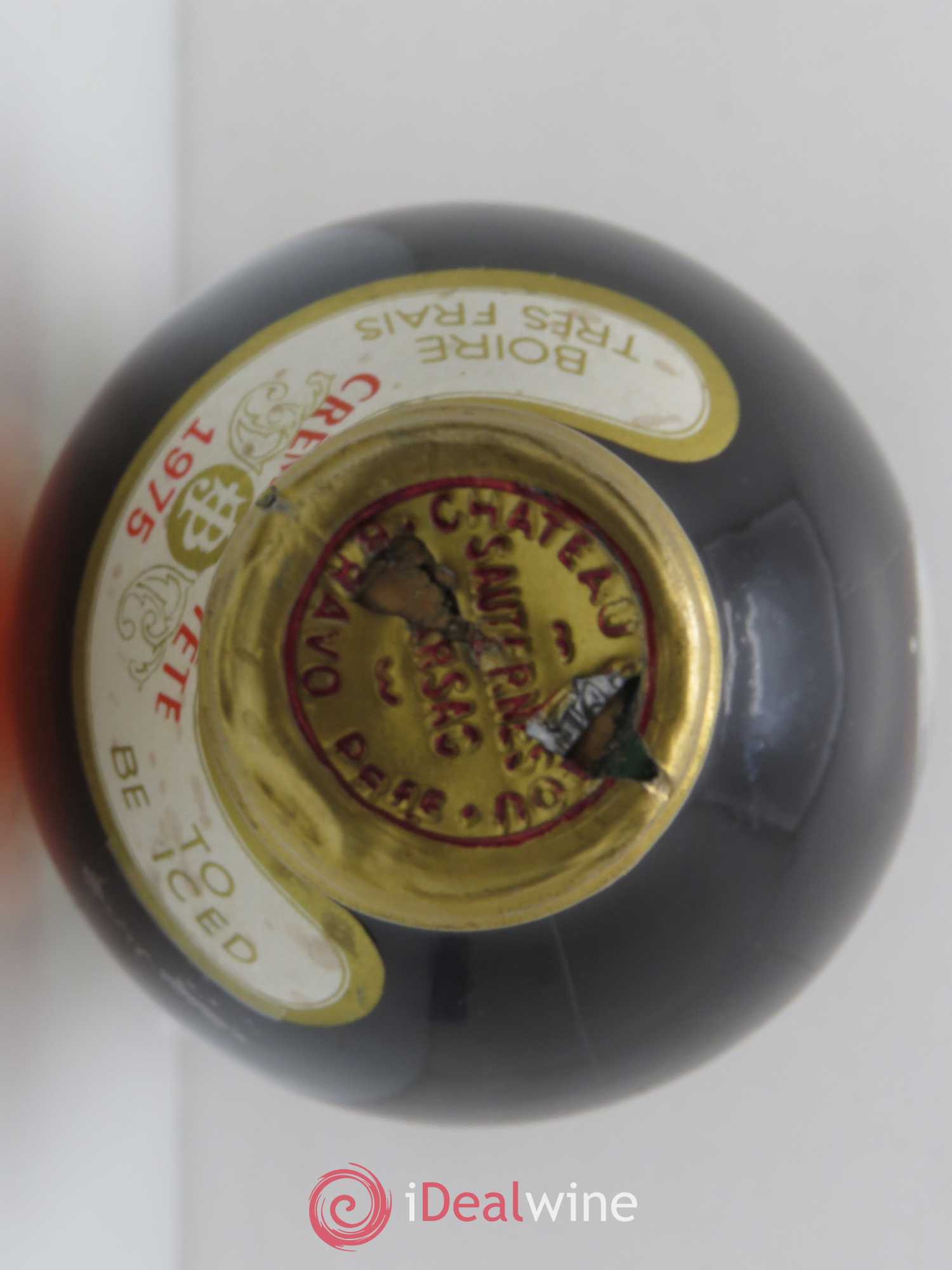 Château Caillou - Crème de Tête 2ème Grand Cru Classé (senza prezzo di riserva) 1975 - Lotto di 1 bottiglia - 1