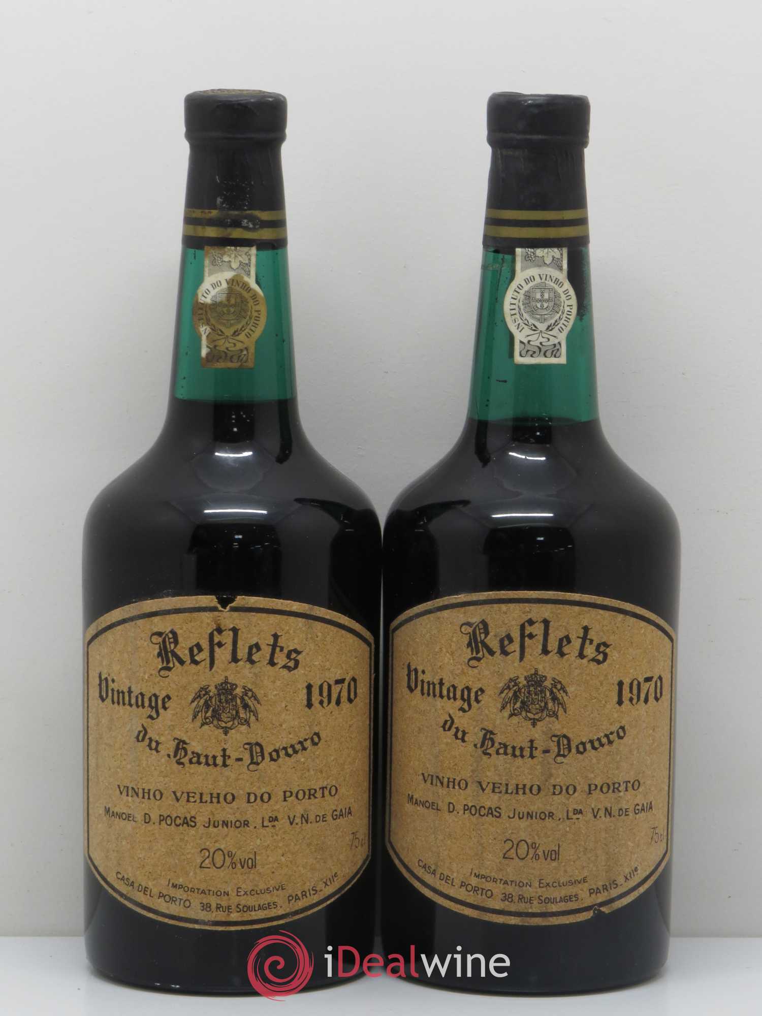 Porto Reflets Vintage Maison Pocas 1970 - Lot de 2 bouteilles - 0