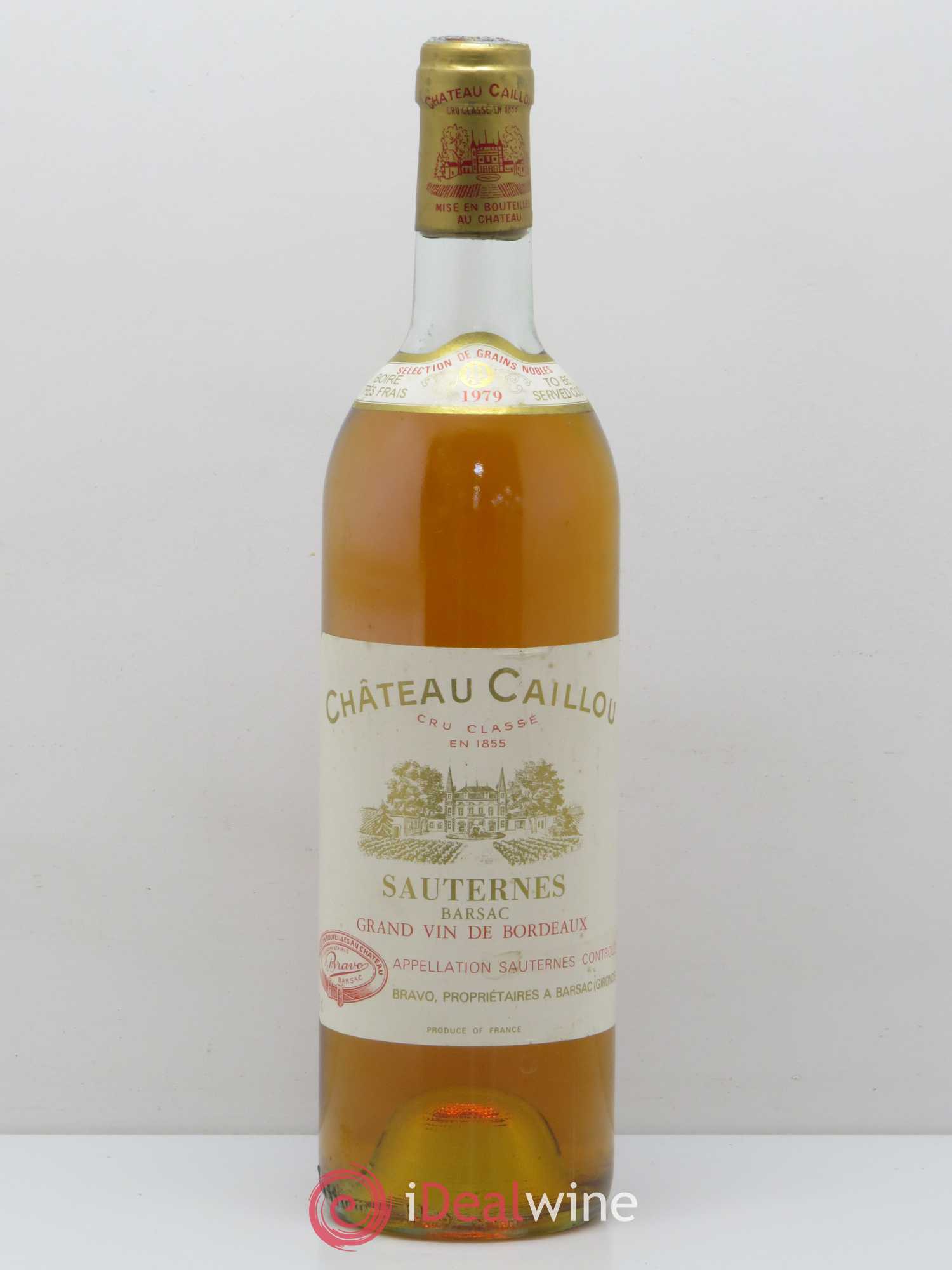 Sauternes Château Caillou Sélection de Grains Nobles (sans prix de réserve) 1979 - Lotto di 1 bottiglia - 0