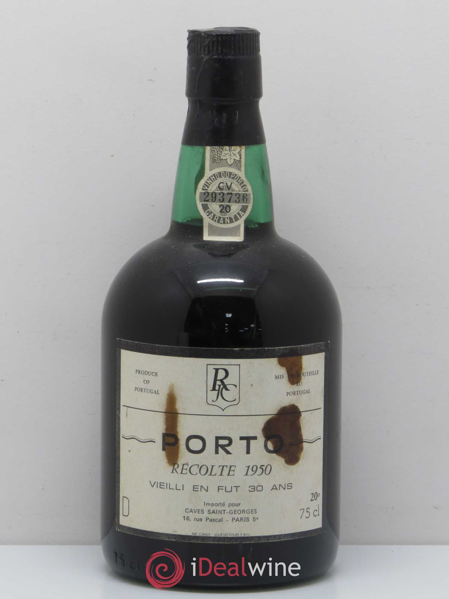 Porto Colheita JCR 1950 - Posten von 1 Flasche - 0
