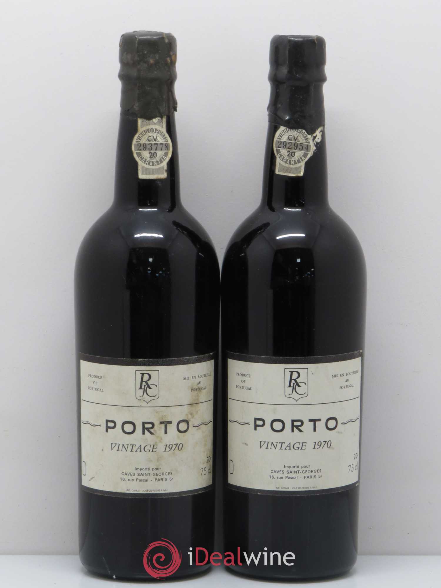 Porto Vintage JCR 1970 - Posten von 2 Flaschen - 0