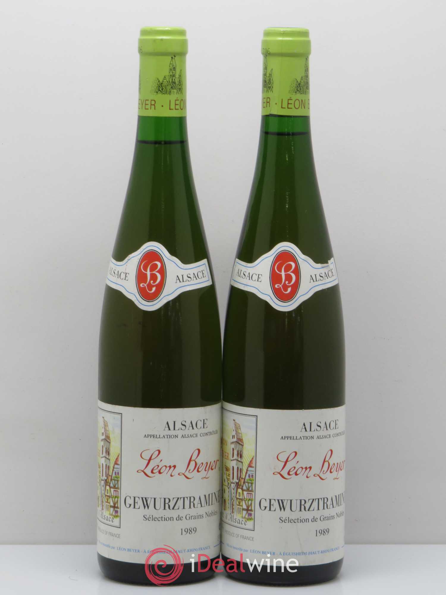 Gewurztraminer Sélection Grains Nobles Leon Beyer (sans prix de réserve) 1989 - Posten von 2 Flaschen - 0