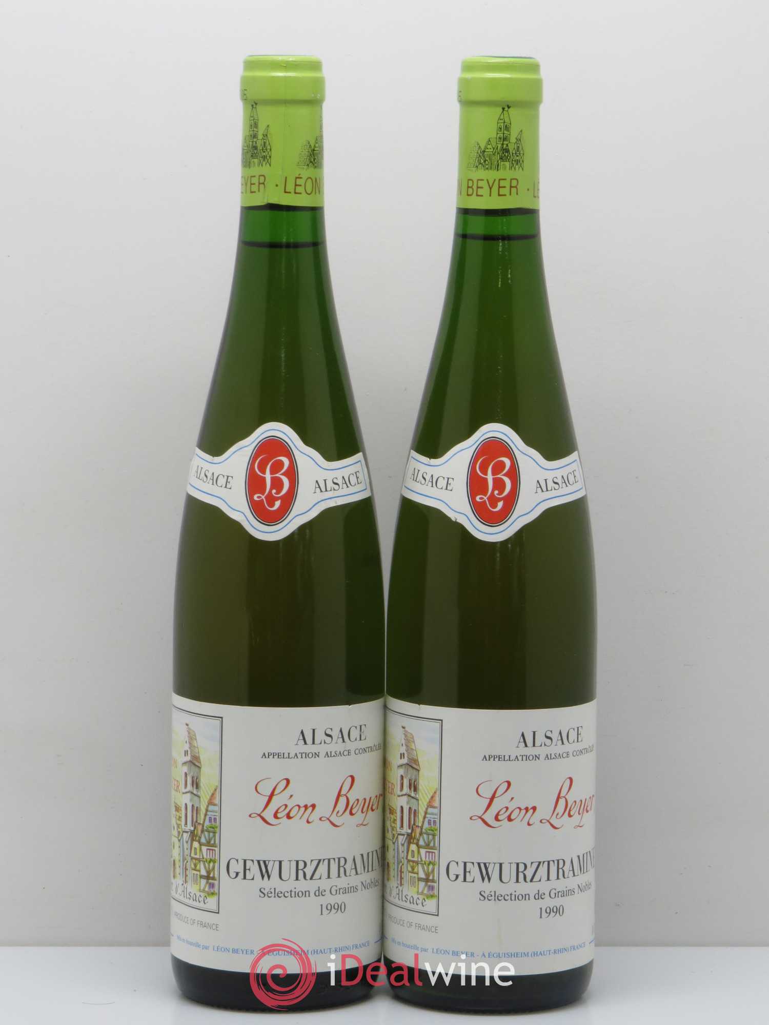 Gewurztraminer Sélection Grains Nobles Leon Beyer (sans prix de réserve) 1990 - Posten von 2 Flaschen - 0