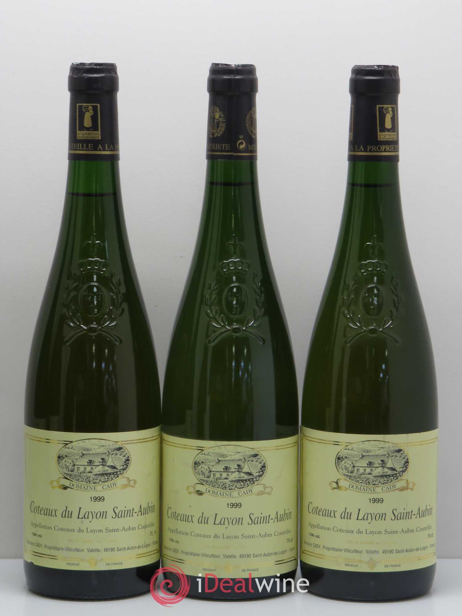 Coteaux du Layon Saint Aubin Domaine Cady (sans prix de réserve) 1999 - Lotto di 6 bottiglie - 1