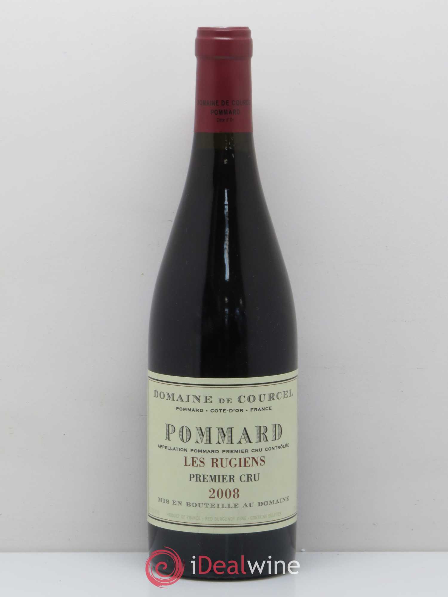Pommard 1er Cru Les Rugiens de Courcel (Domaine) (sans prix de réserve) 2008 - Lot de 1 bouteille - 0